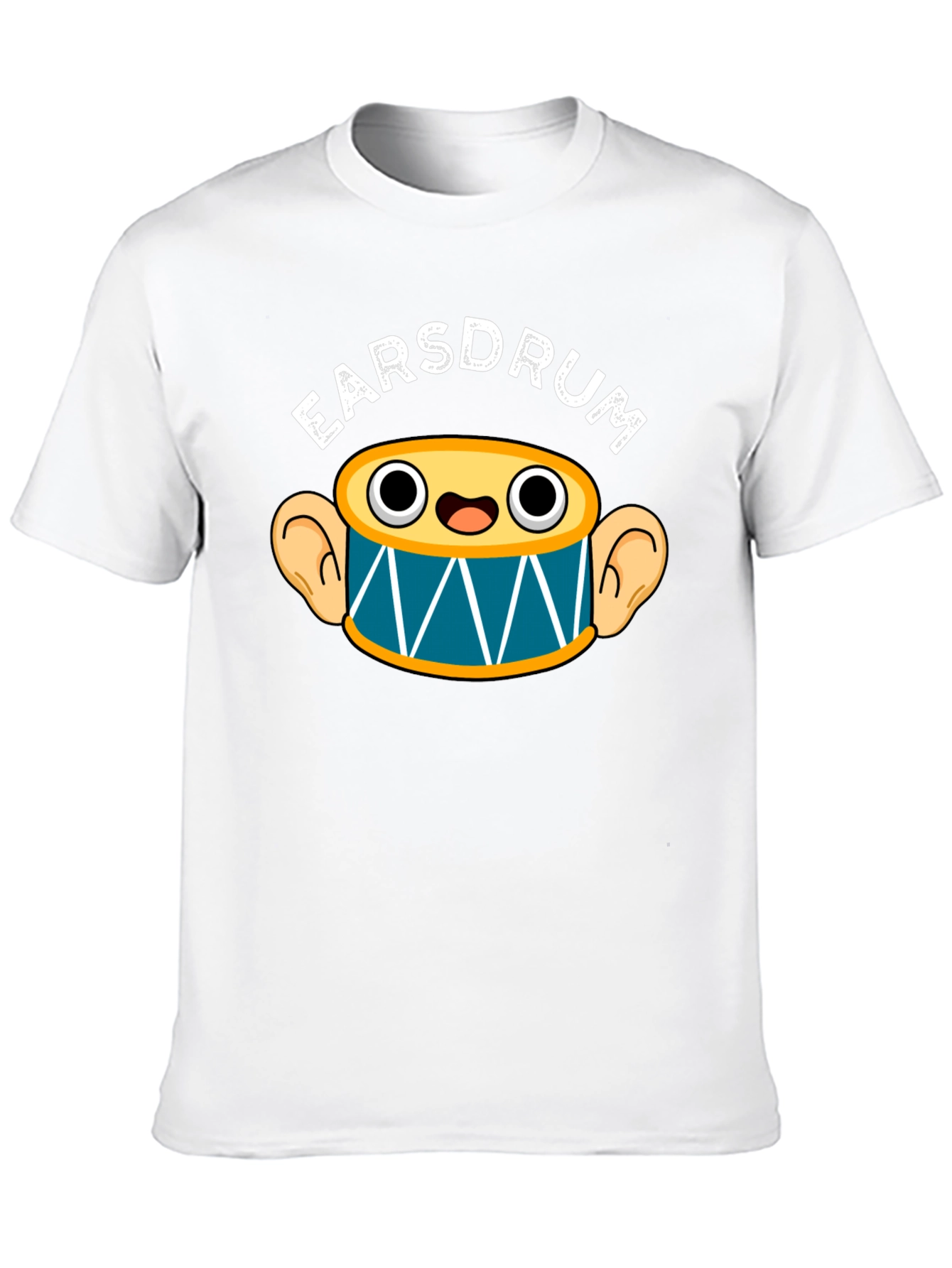 Earsdrum Graphic Black T-Shirt Funny Music Lover Tee