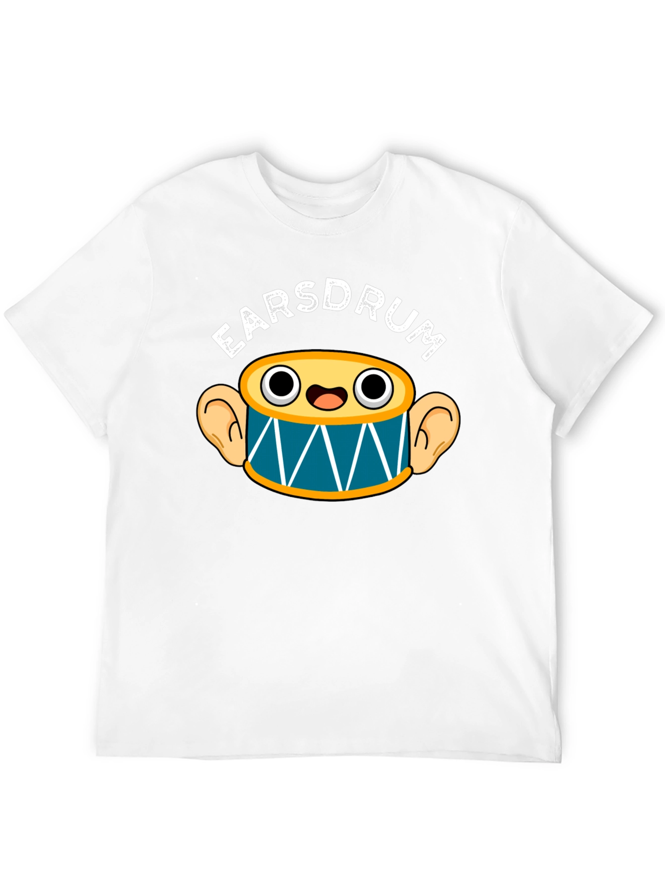 Earsdrum Graphic Black T-Shirt Funny Music Lover Tee