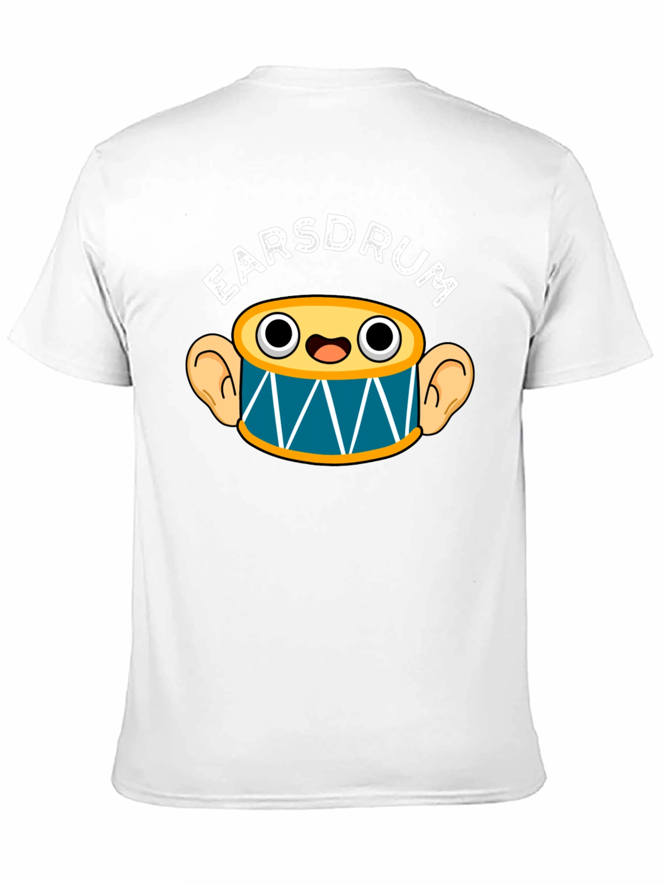 Earsdrum Graphic Black T-Shirt Funny Music Lover Tee