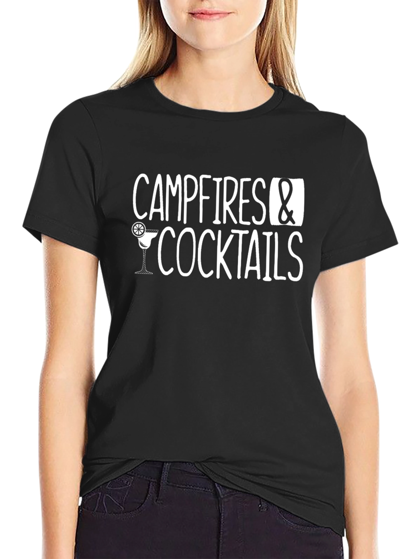 Campfires & Cocktails Graphic T-Shirt