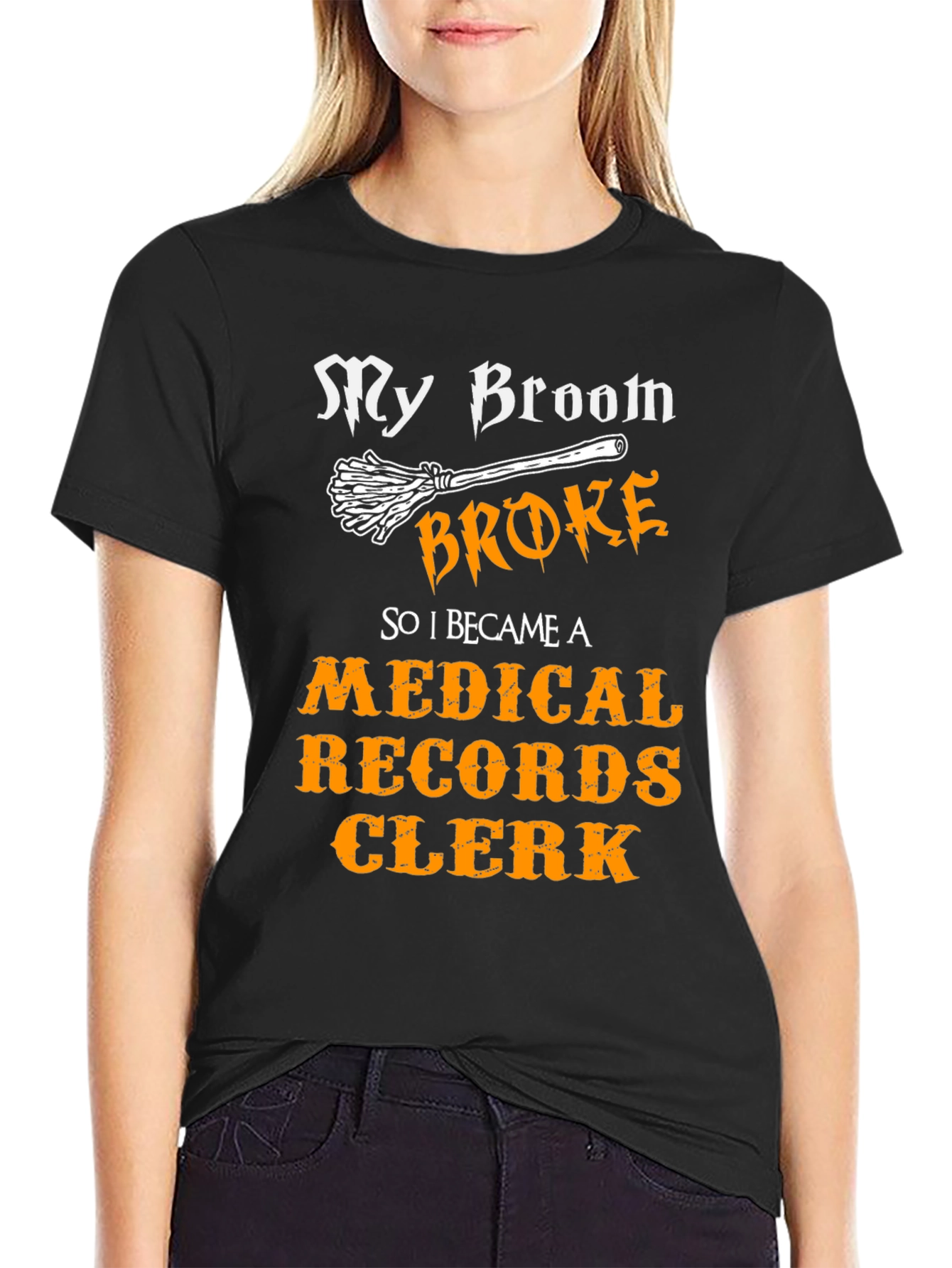 Medical Records Clerk Halloween T-Shirt