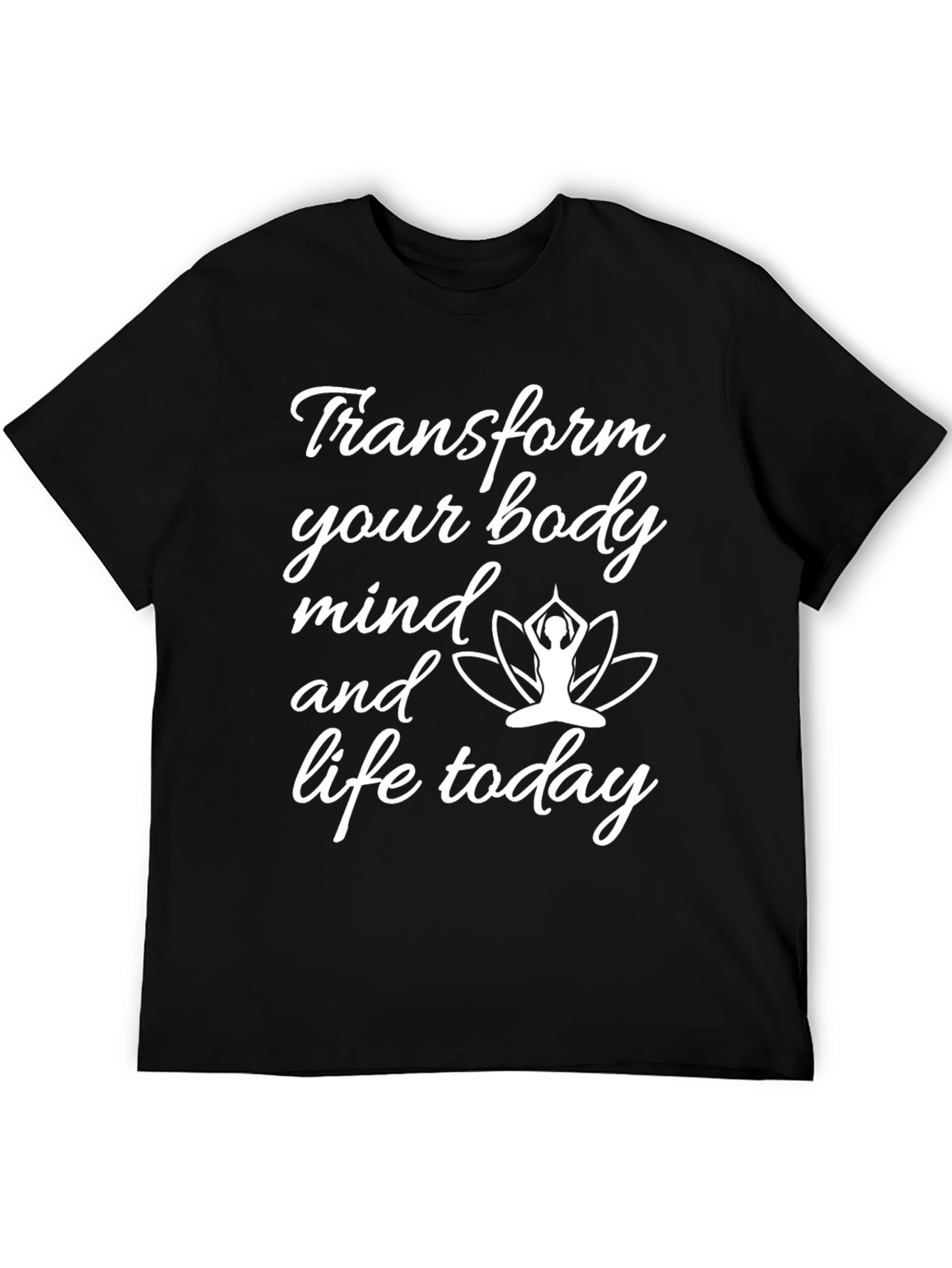 Transform Your Body & Mind Black T-Shirt