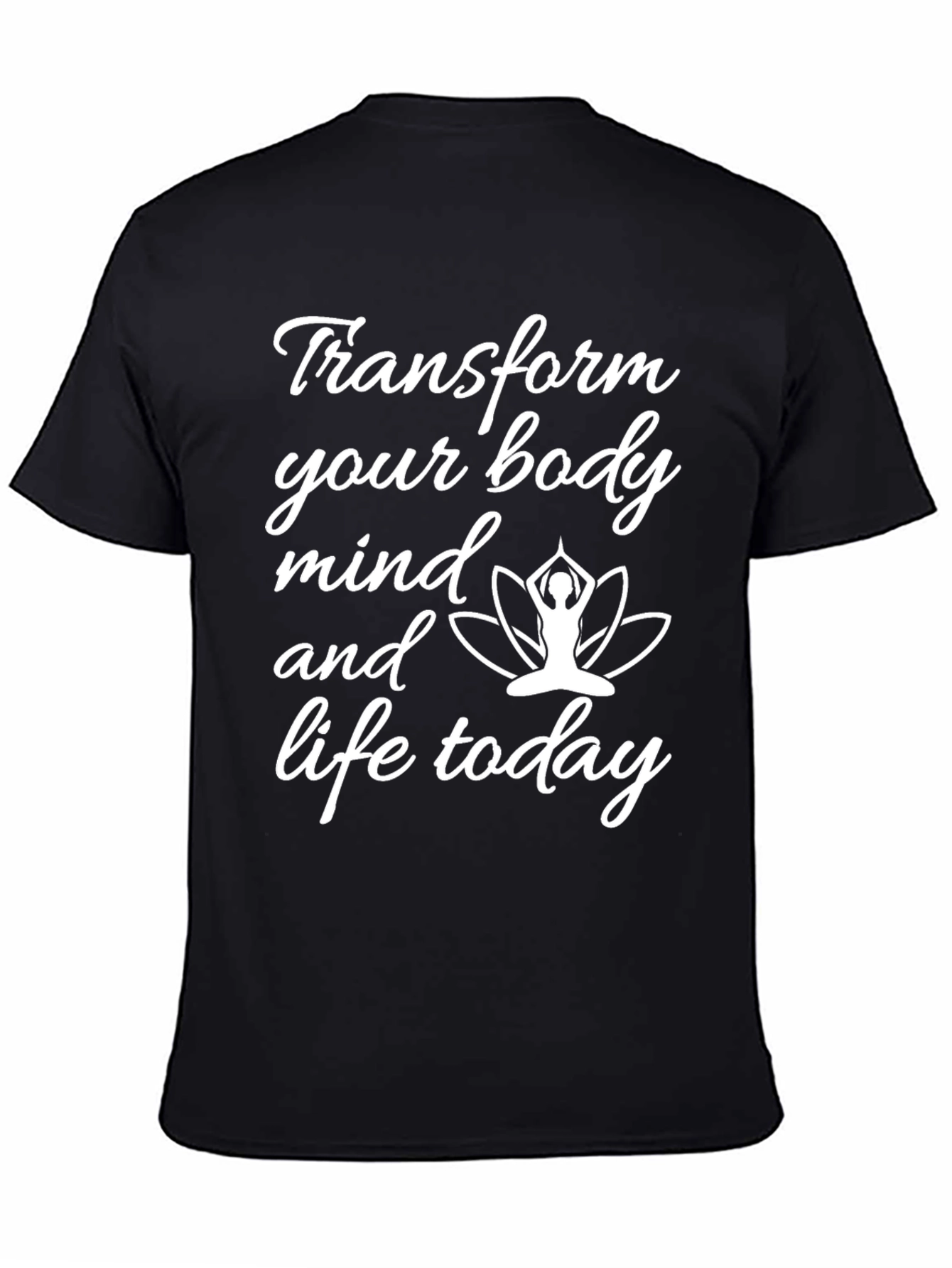 Transform Your Body & Mind Black T-Shirt