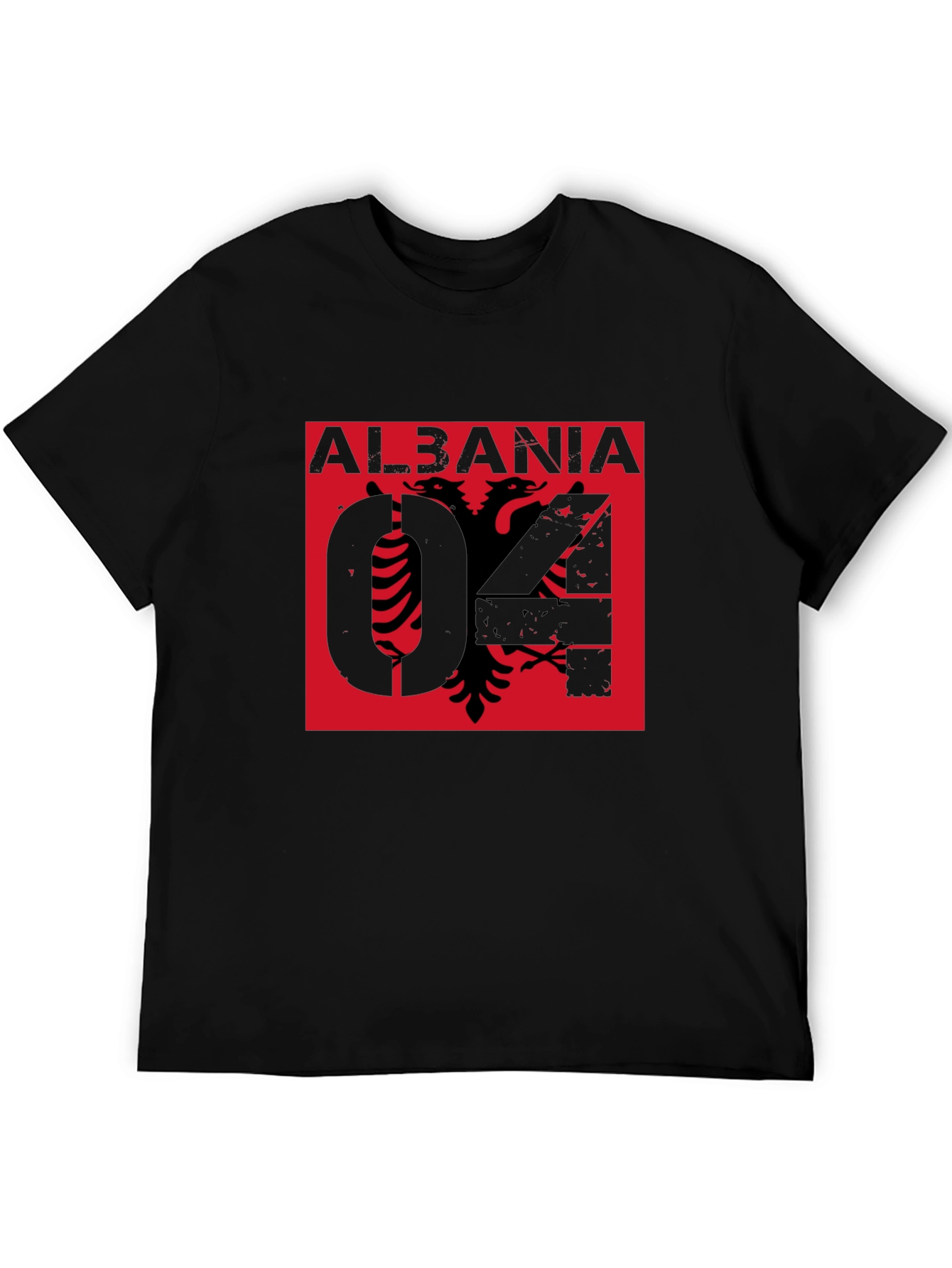 Albania Eagle Graphic Black T-Shirt