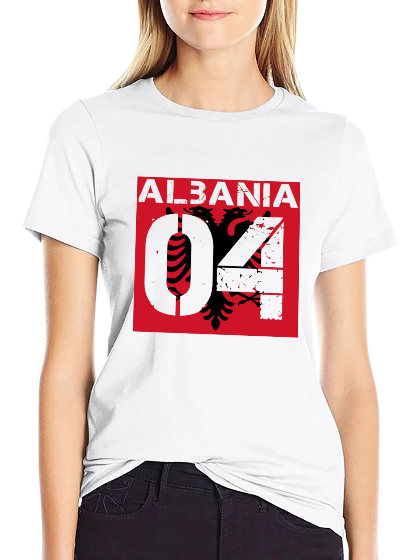 Albania Eagle Graphic Black T-Shirt