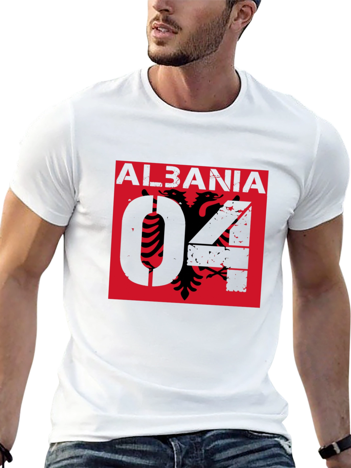 Albania Eagle Graphic Black T-Shirt
