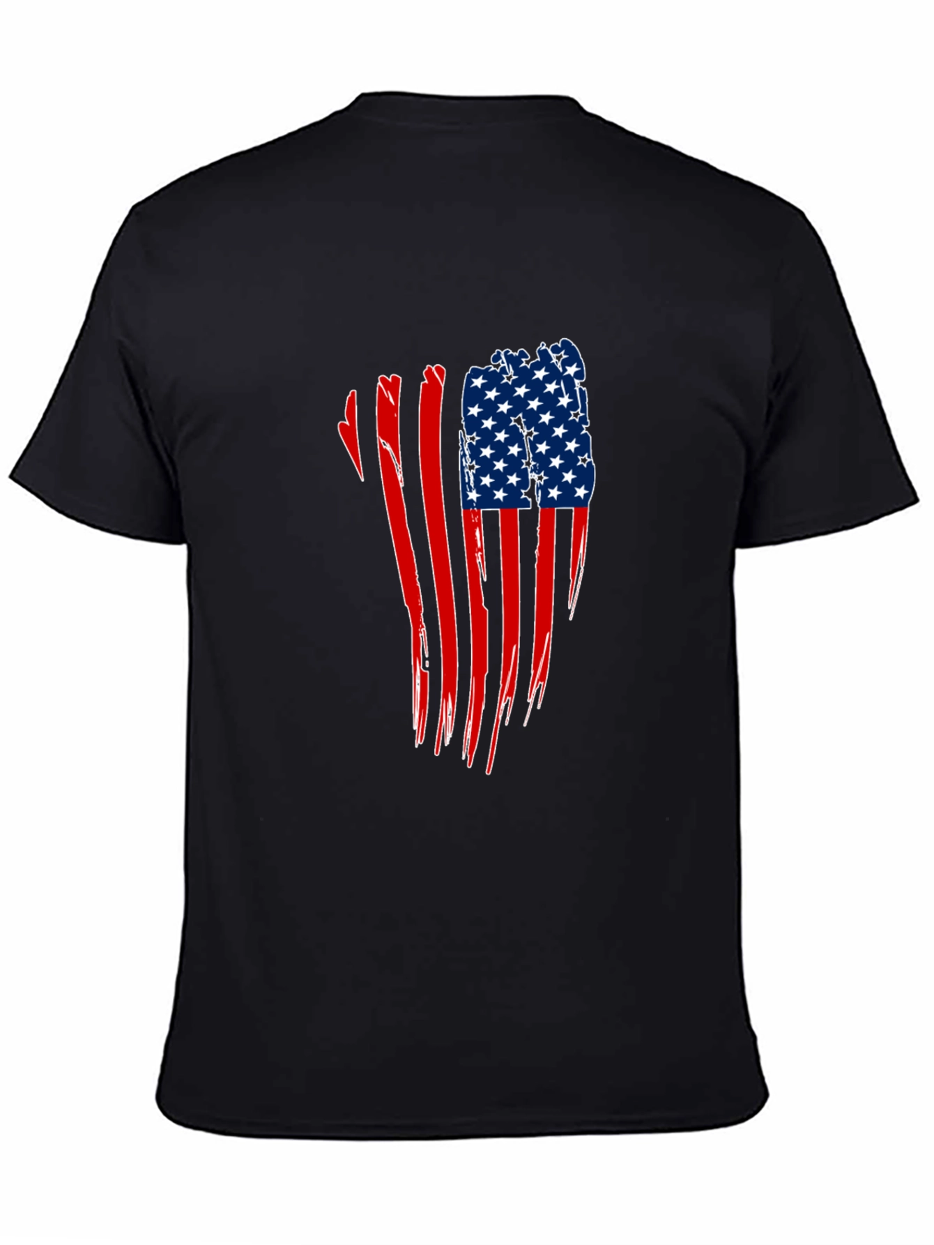 American Flag Distressed Graphic Tee