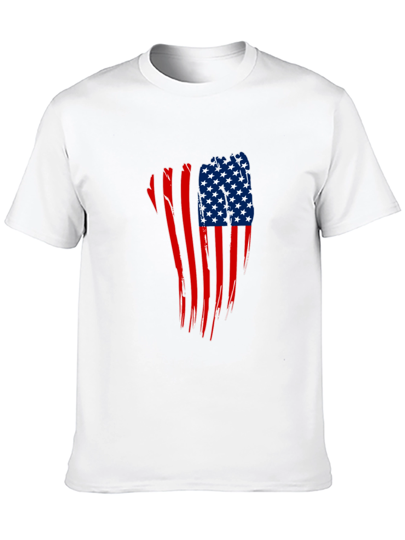 American Flag Distressed Graphic Tee