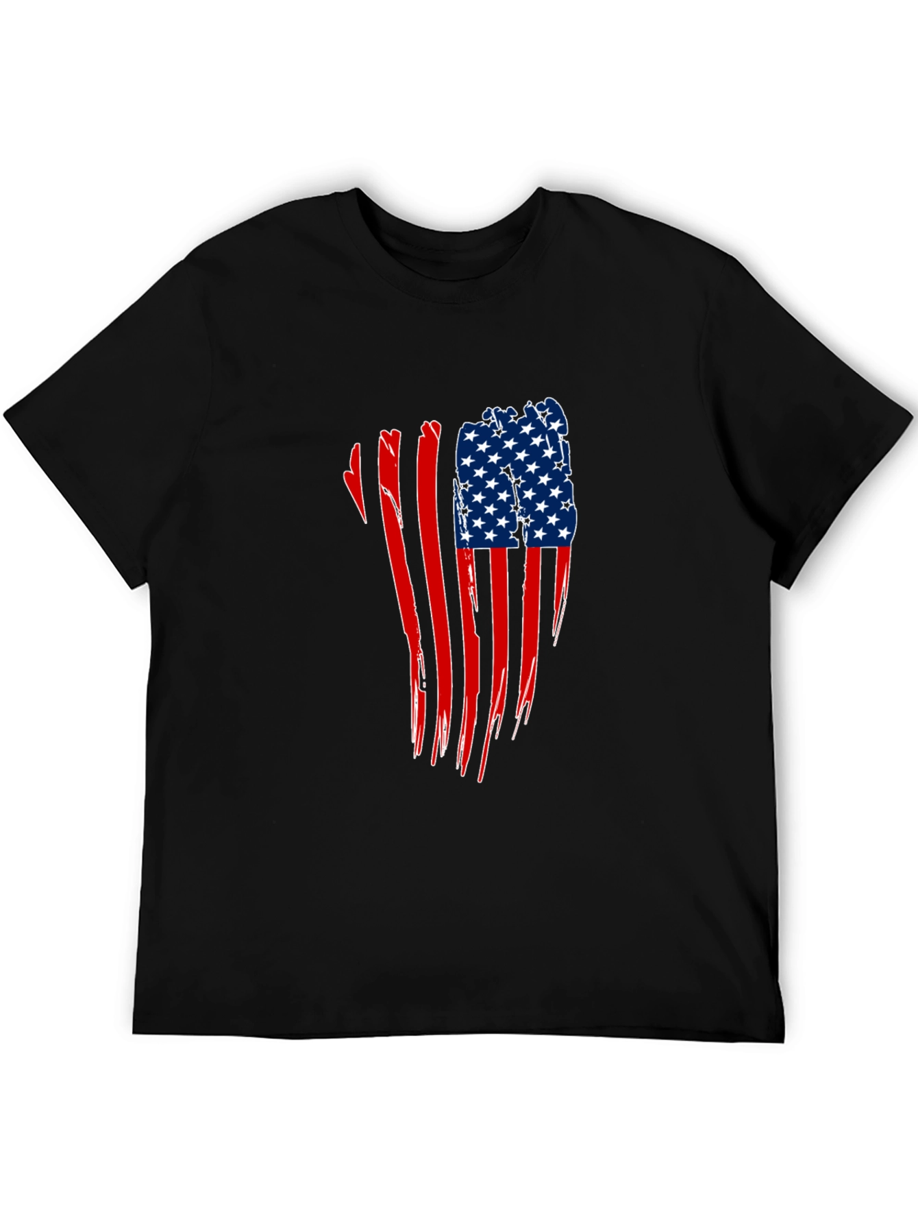American Flag Distressed Graphic Tee