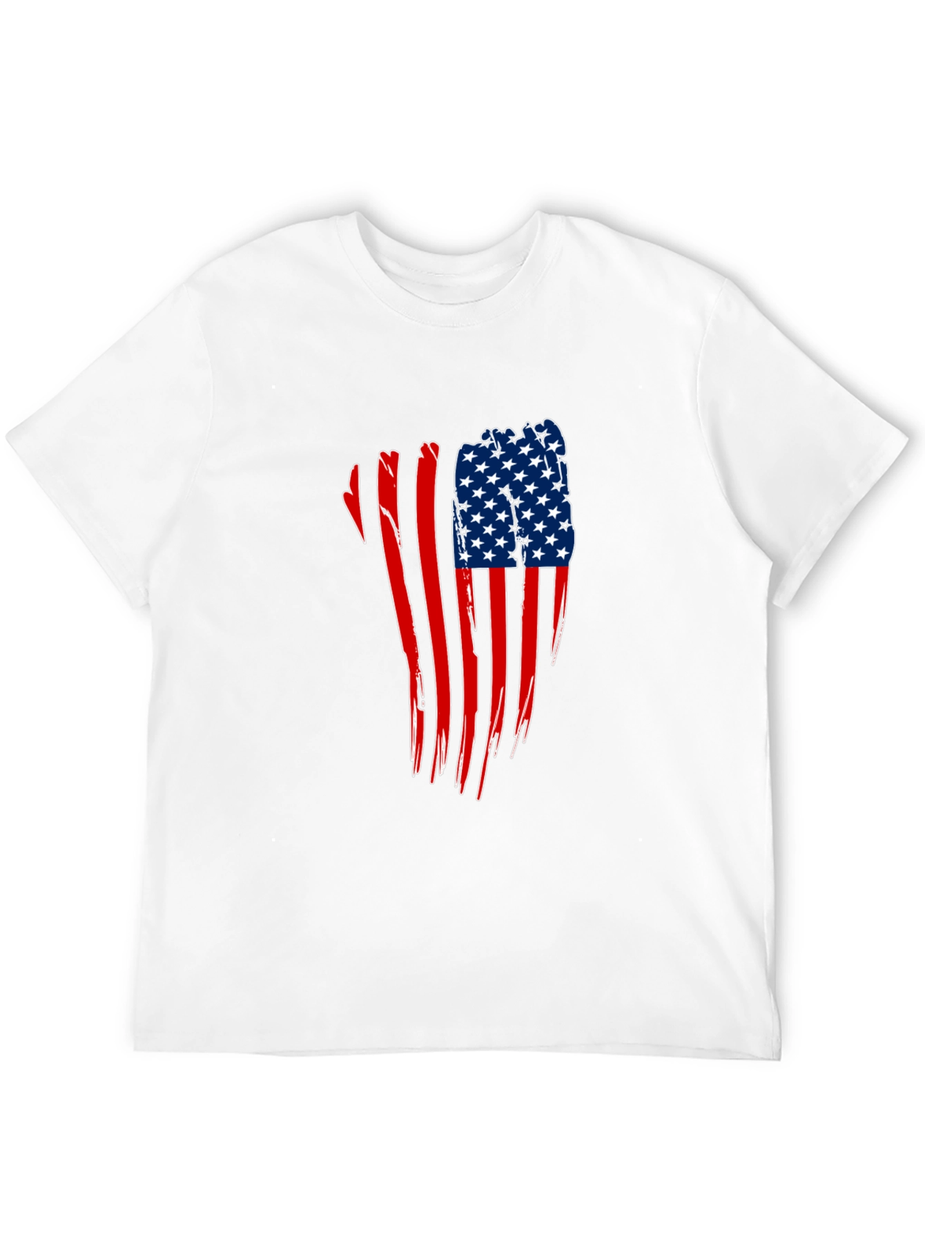 American Flag Distressed Graphic Tee