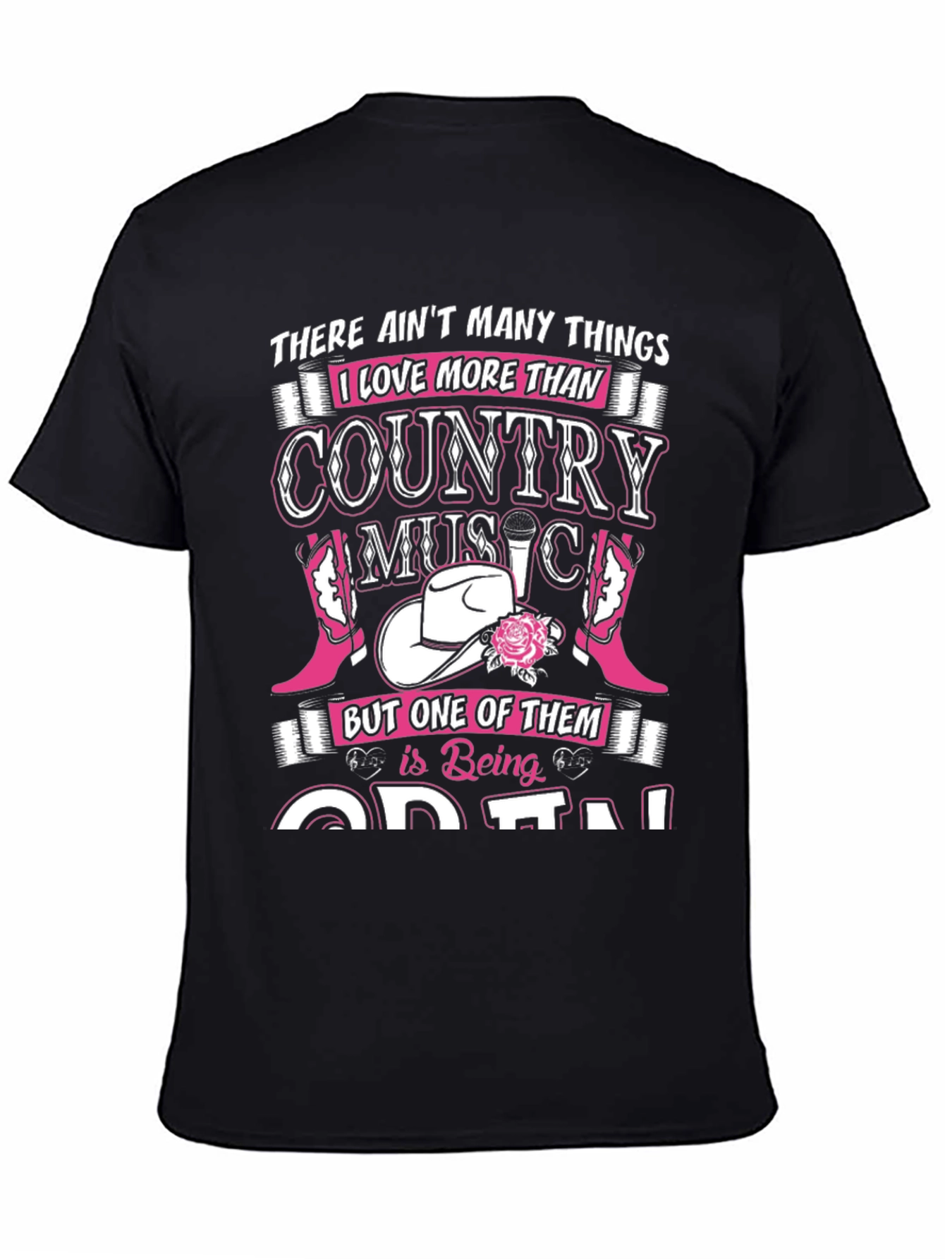 Country Music Lover Graphic T-Shirt