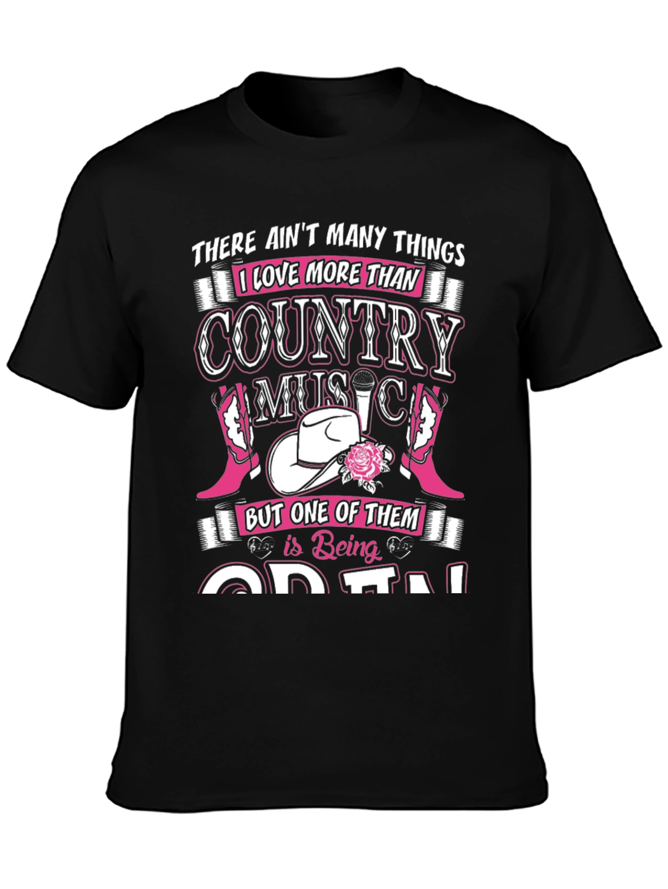Country Music Lover Graphic T-Shirt
