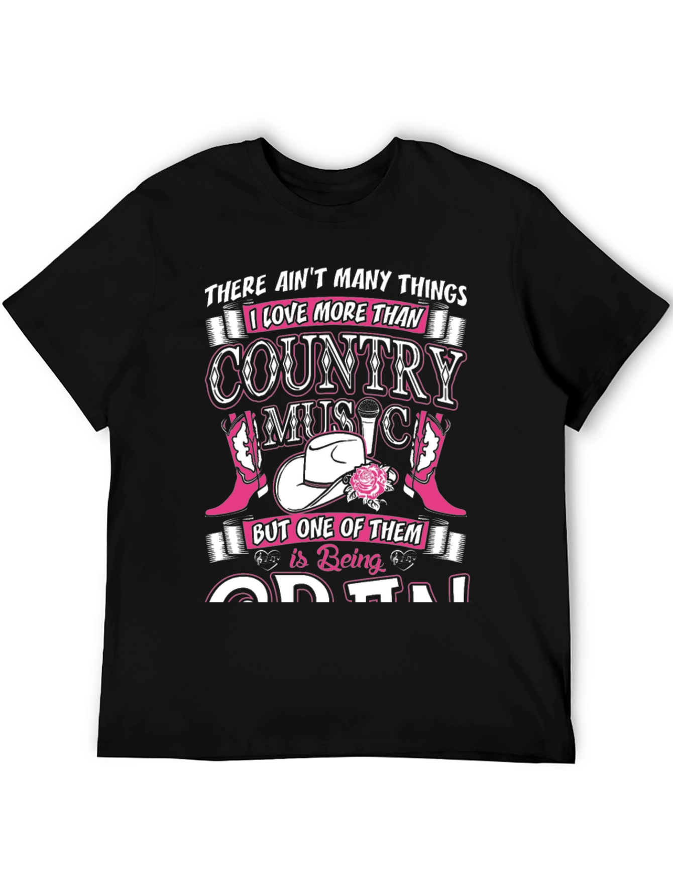 Country Music Lover Graphic T-Shirt