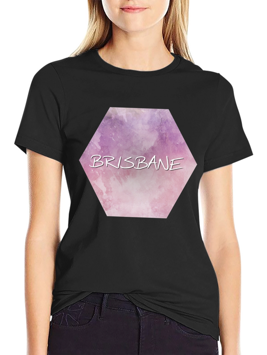 Brisbane Watercolor Graphic Tee - Stylish City Pride