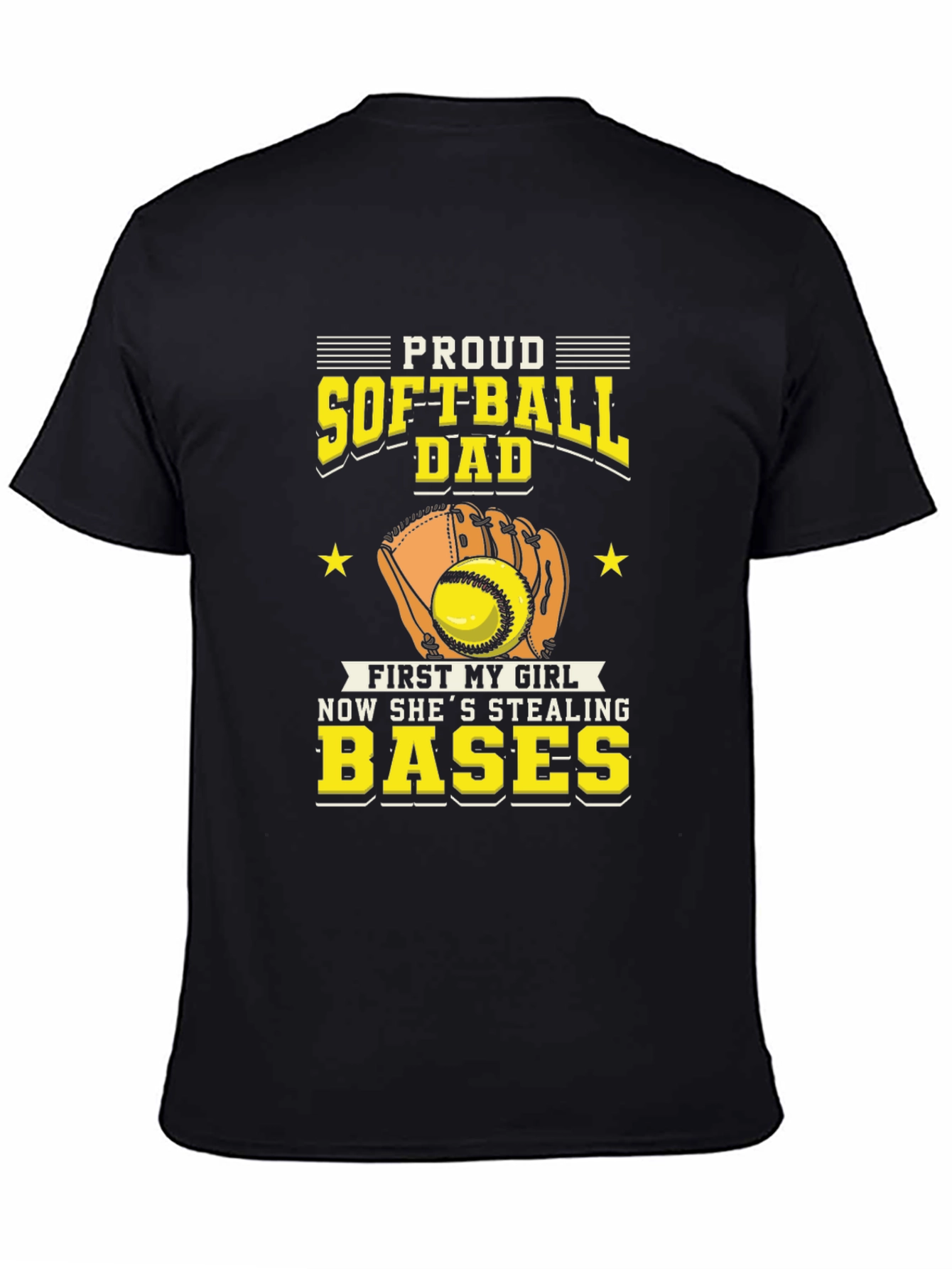 Proud Softball Dad T-Shirt