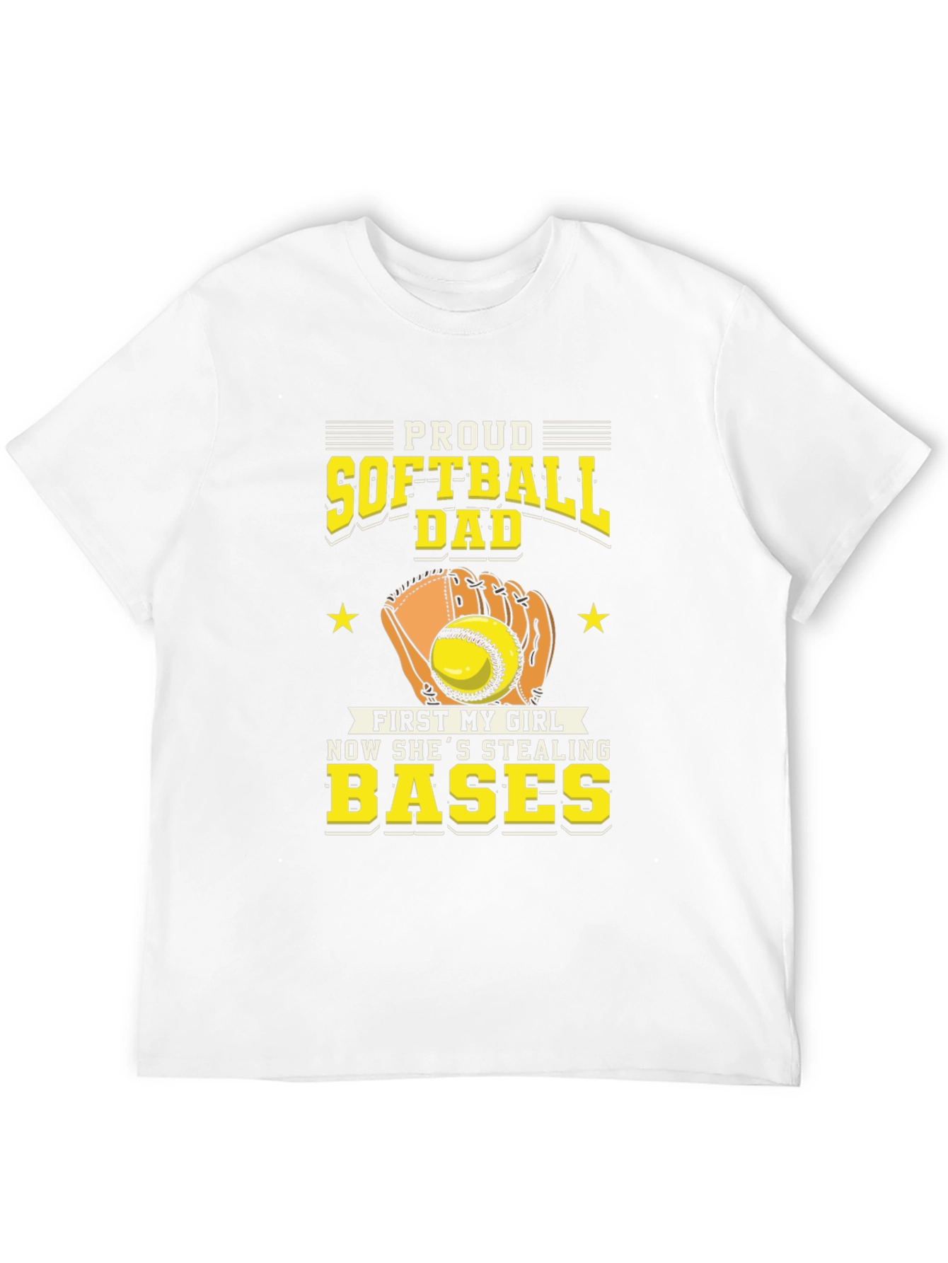 Proud Softball Dad T-Shirt