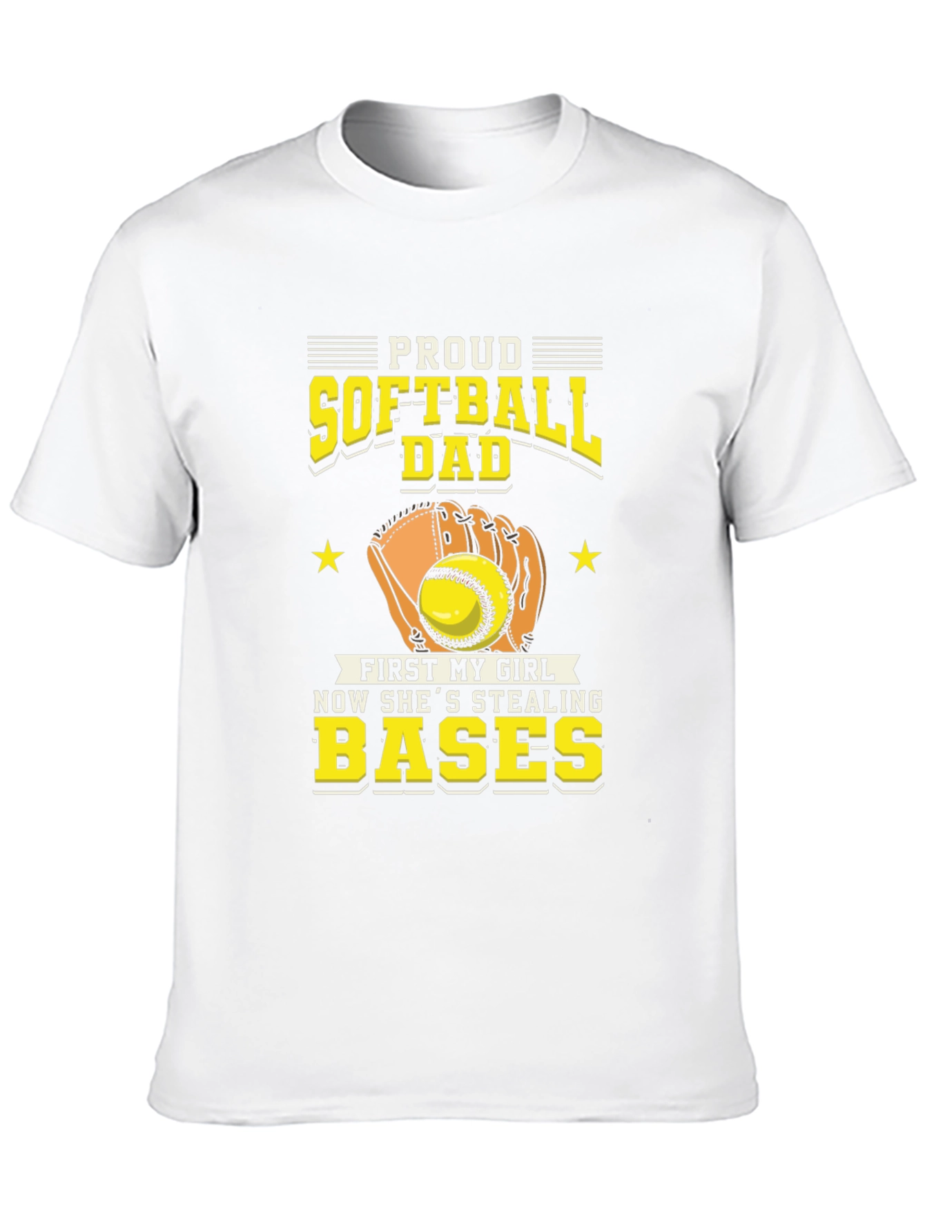 Proud Softball Dad T-Shirt