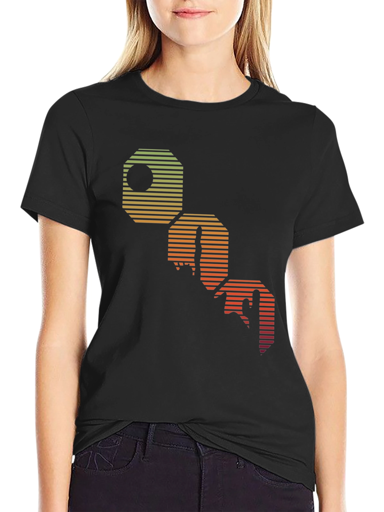 Retro 909 Graphic Tee - Sunset Style