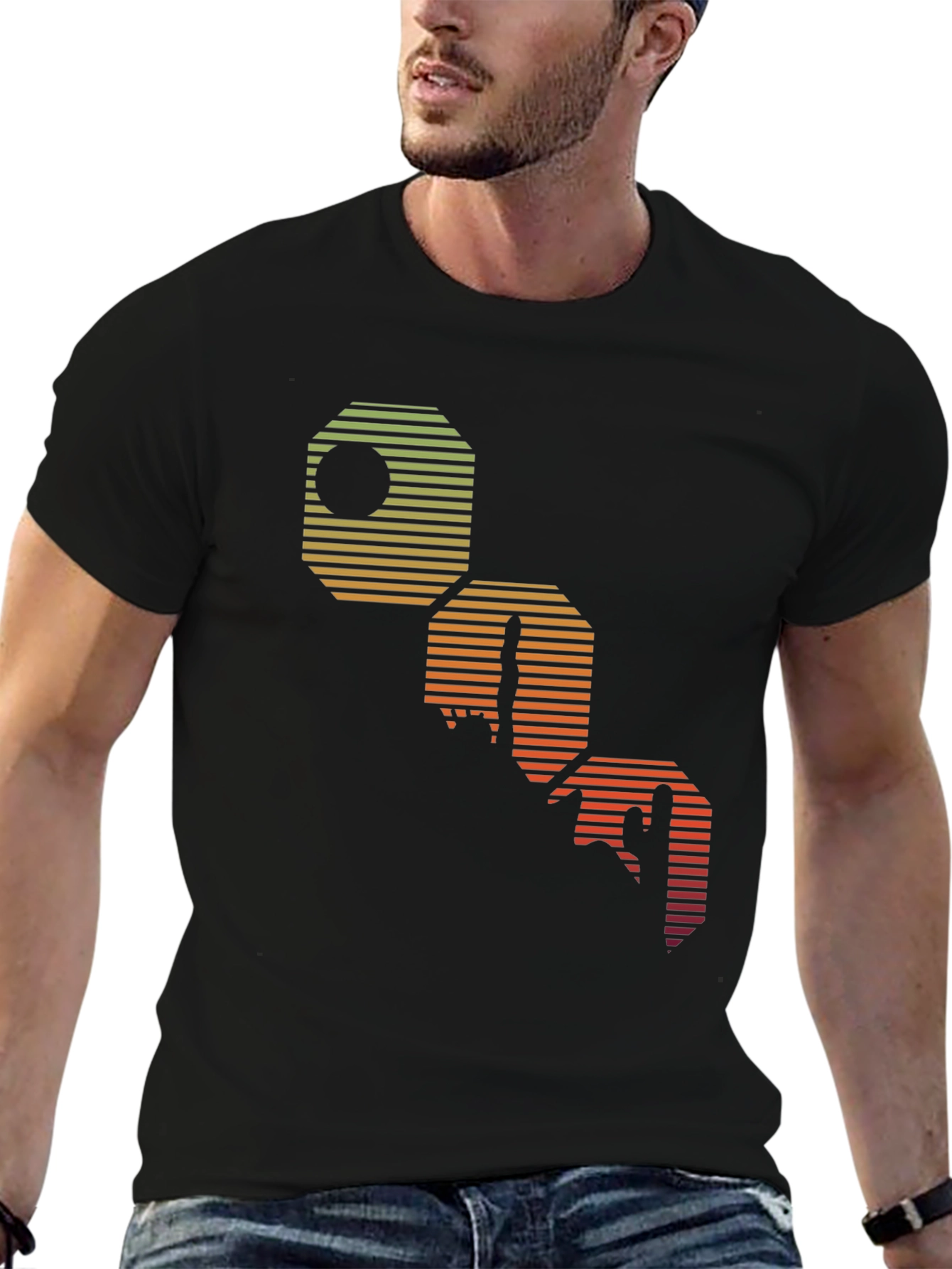 Retro 909 Graphic Tee - Sunset Style