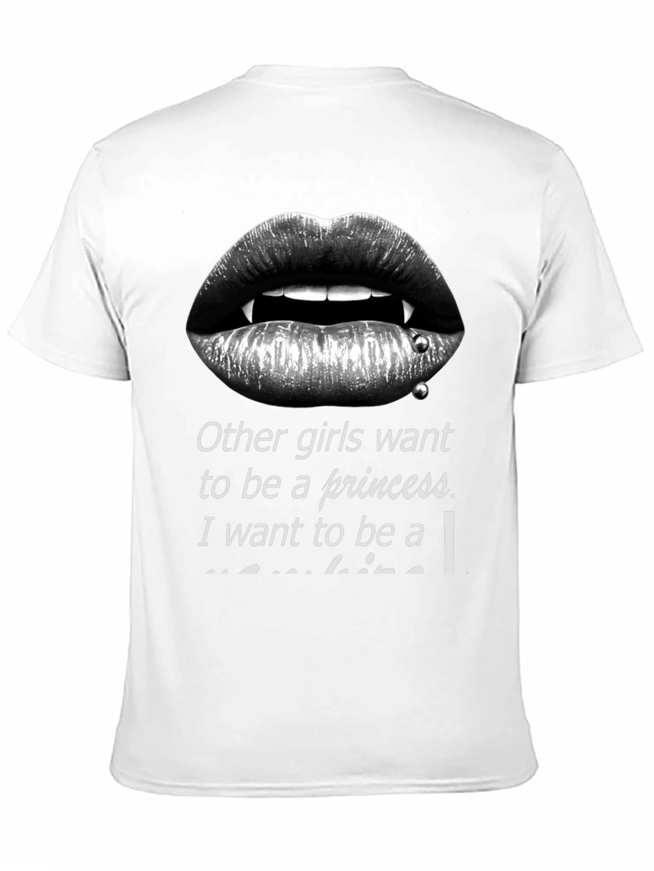 Vampire Lips Graphic T-Shirt - Princess Alternative