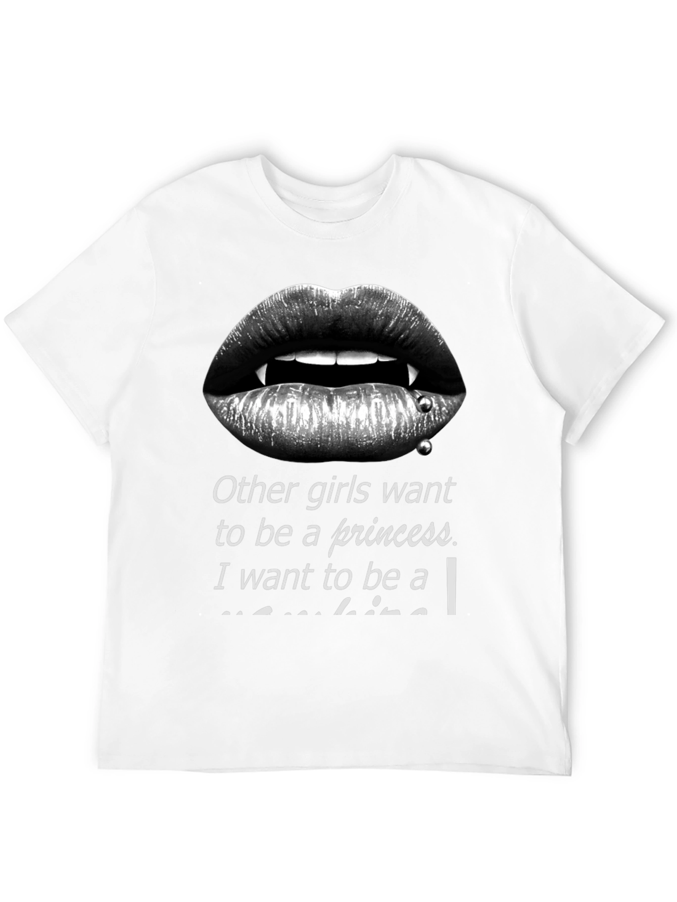 Vampire Lips Graphic T-Shirt - Princess Alternative
