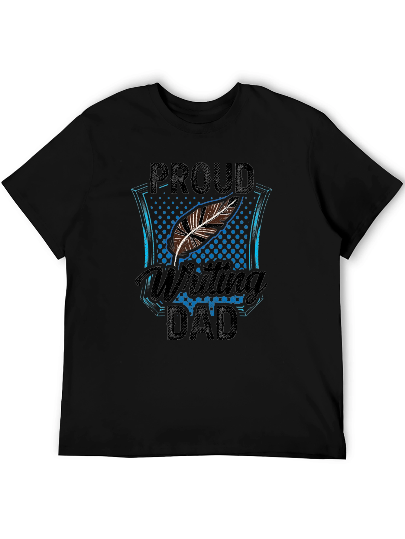 Proud Writing Dad Graphic T-Shirt