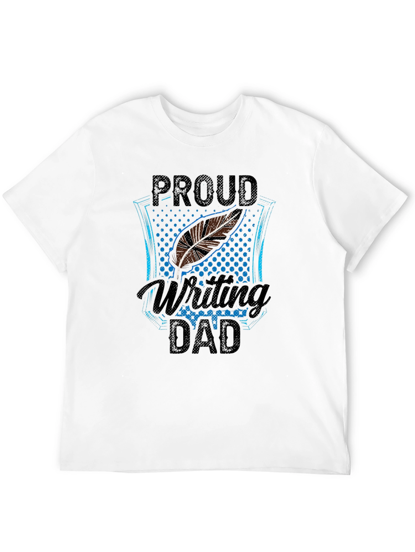 Proud Writing Dad Graphic T-Shirt