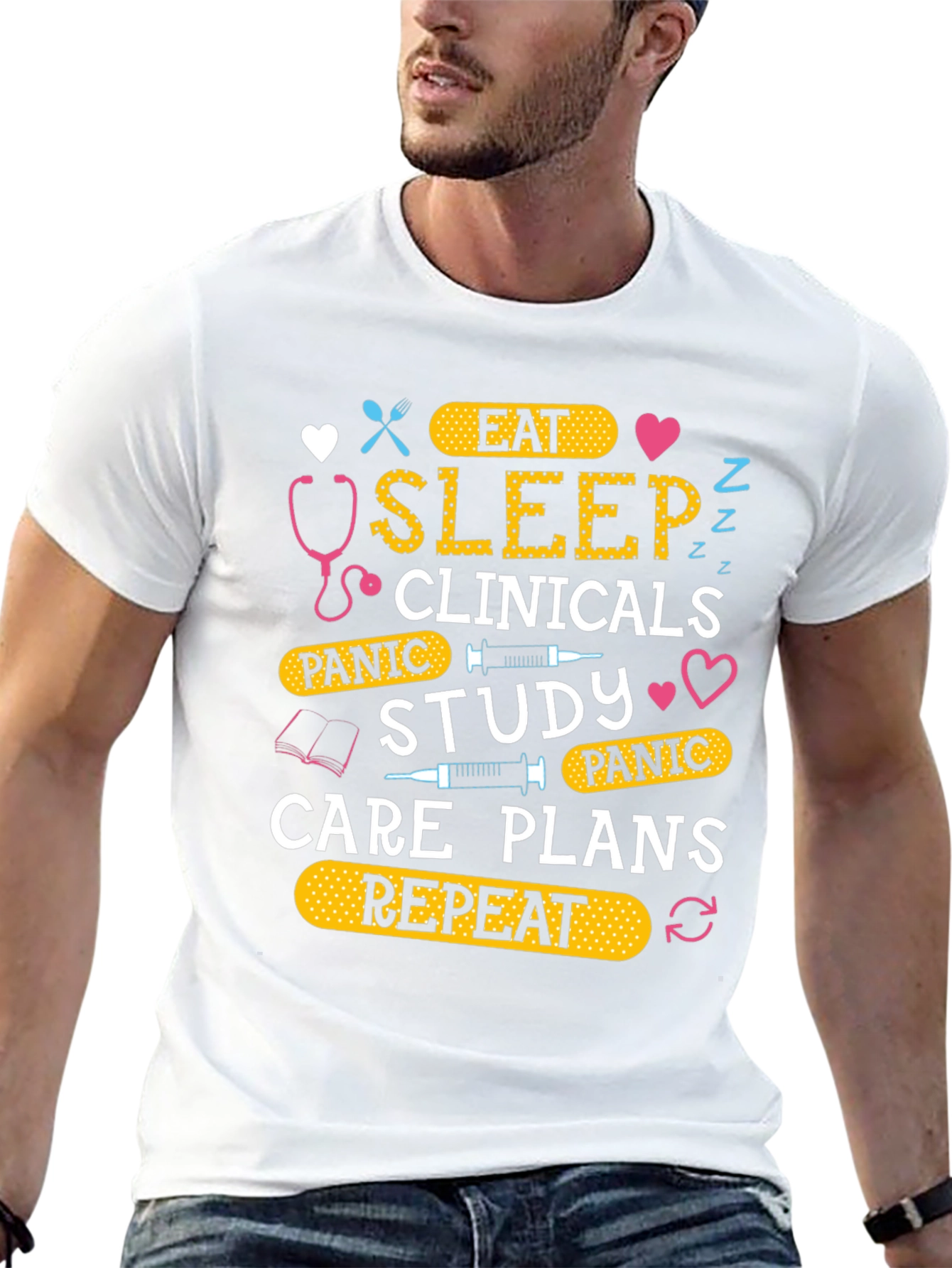 Eat Sleep Clinicals Repeat T-Shirt