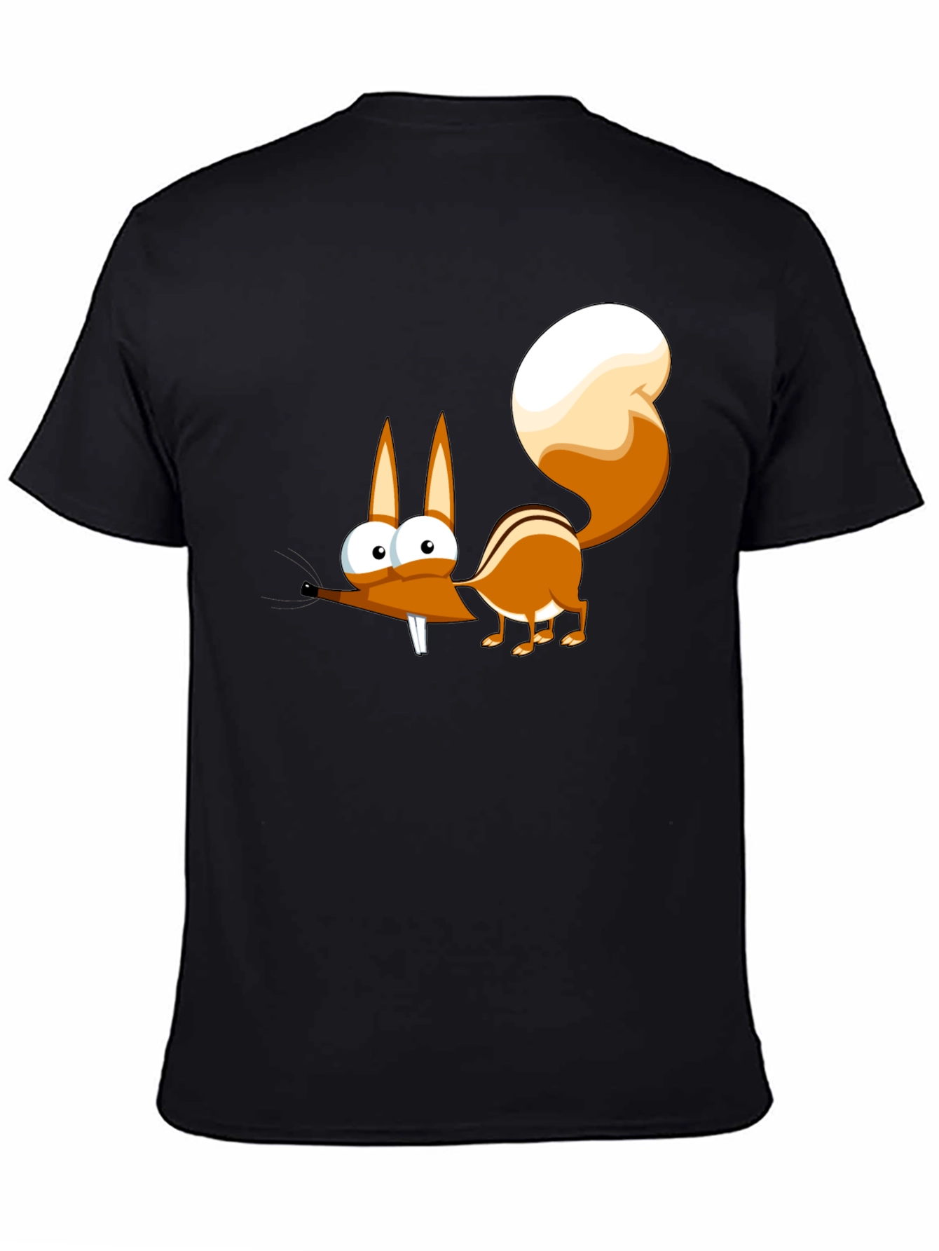 Funny Cartoon Squirrel Graphic T-Shirt