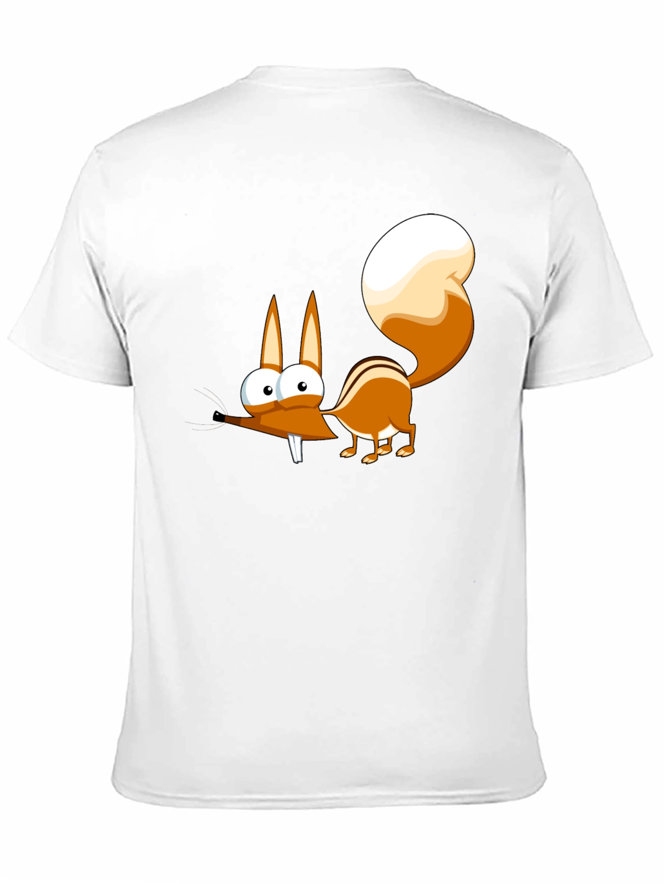 Funny Cartoon Squirrel Graphic T-Shirt
