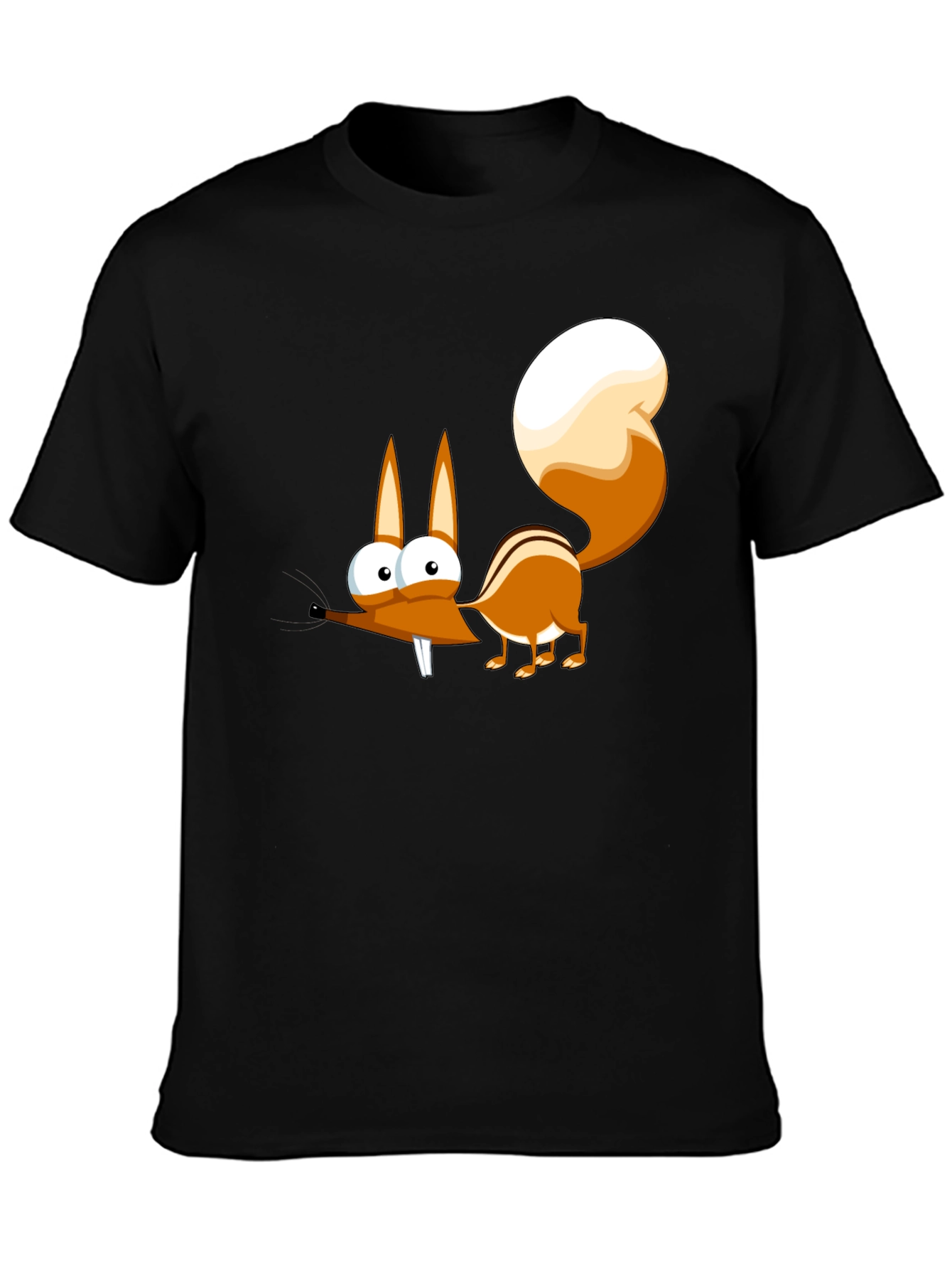 Funny Cartoon Squirrel Graphic T-Shirt