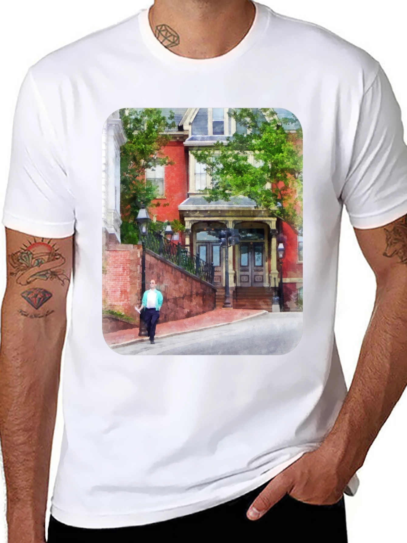 Unique T-Shirt: Architectural Design
