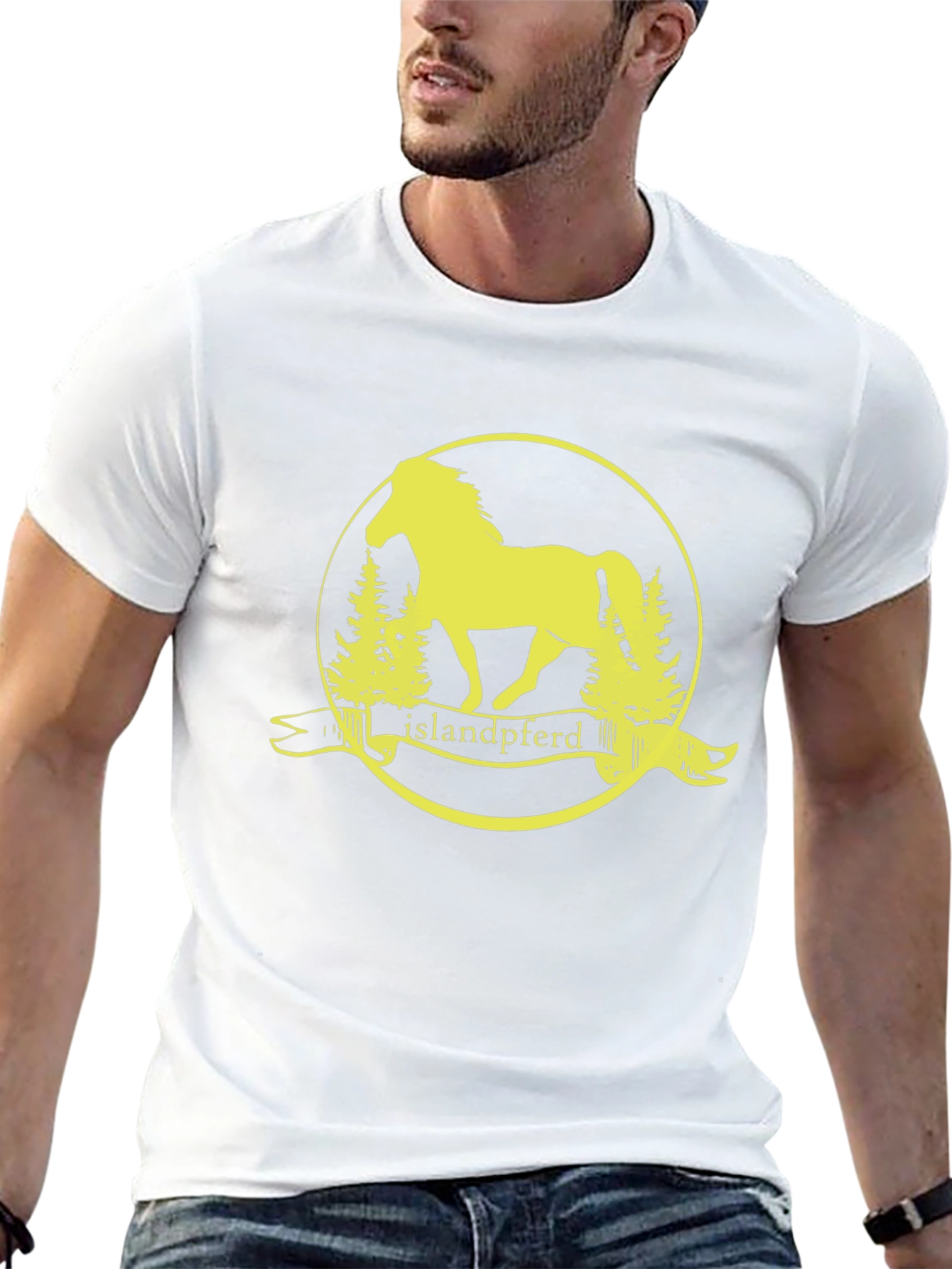 Islandpferd T-Shirt - Horse Graphic Tee - Black