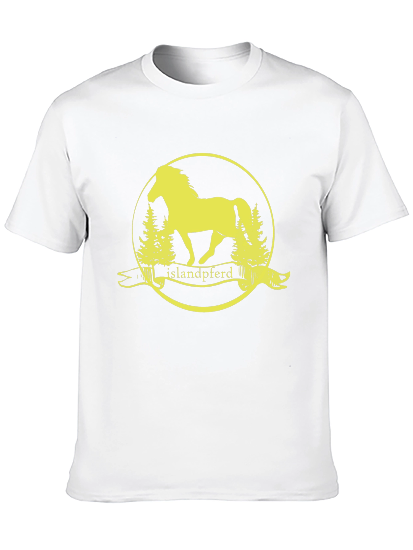 Islandpferd T-Shirt - Horse Graphic Tee - Black