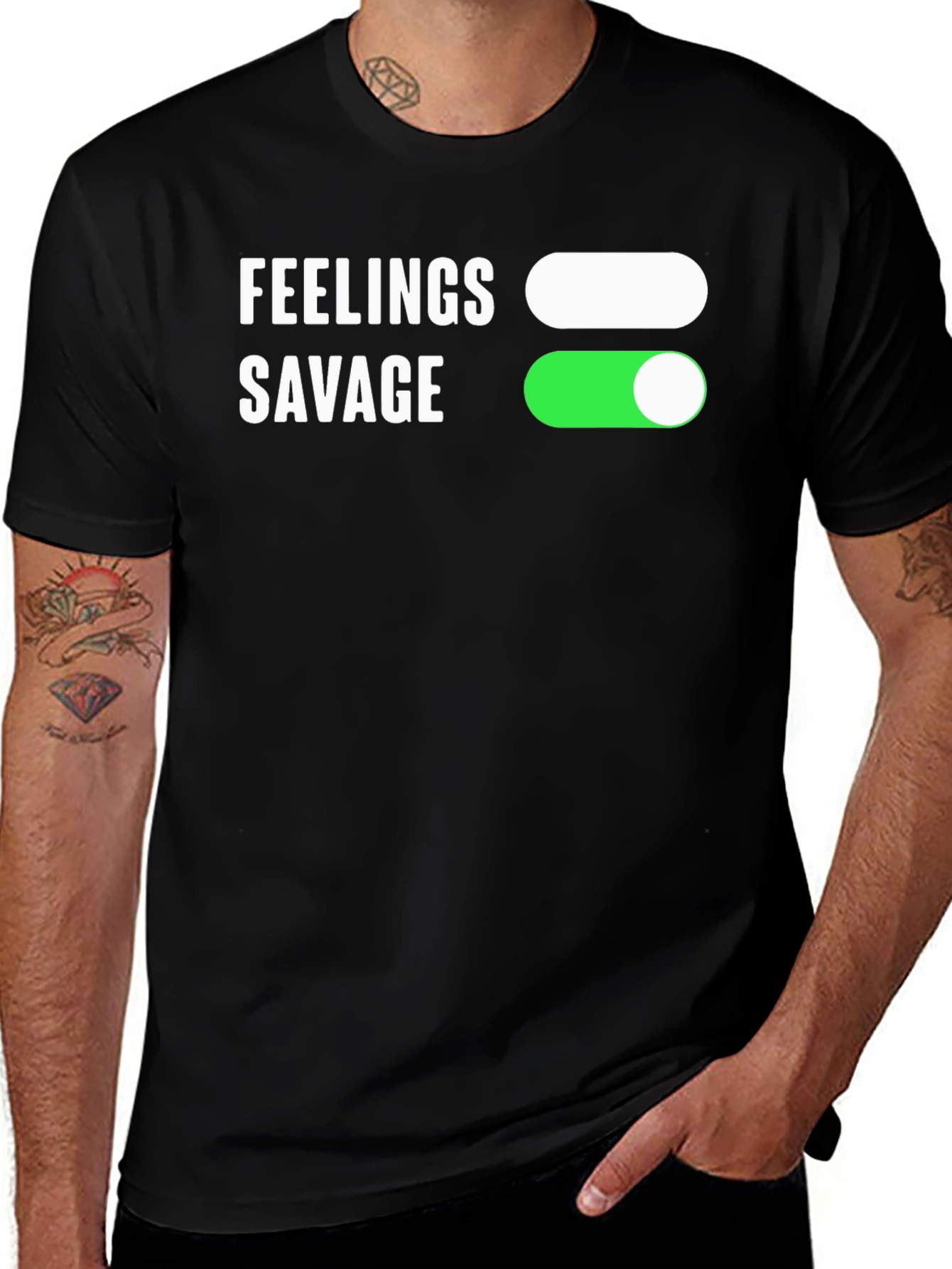 Feelings Off Savage On Graphic T-Shirt