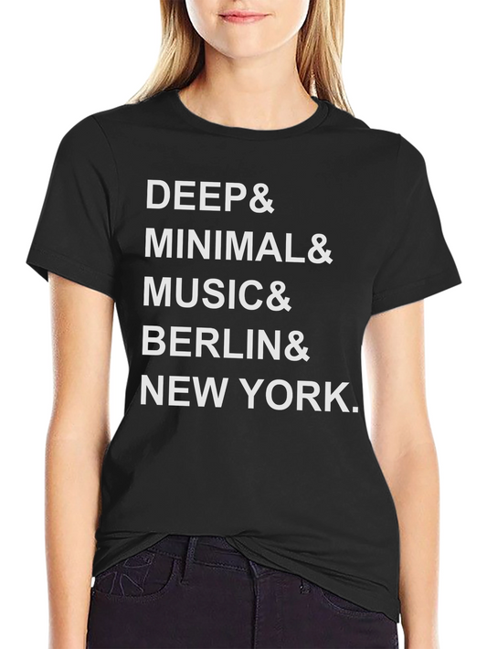 Deep Minimal Music Graphic Tee