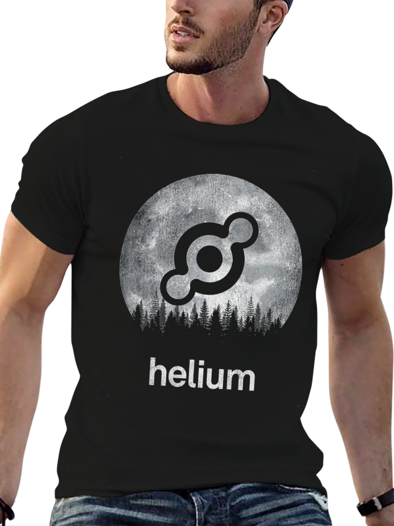 Helium Crypto Forest Moon T-Shirt