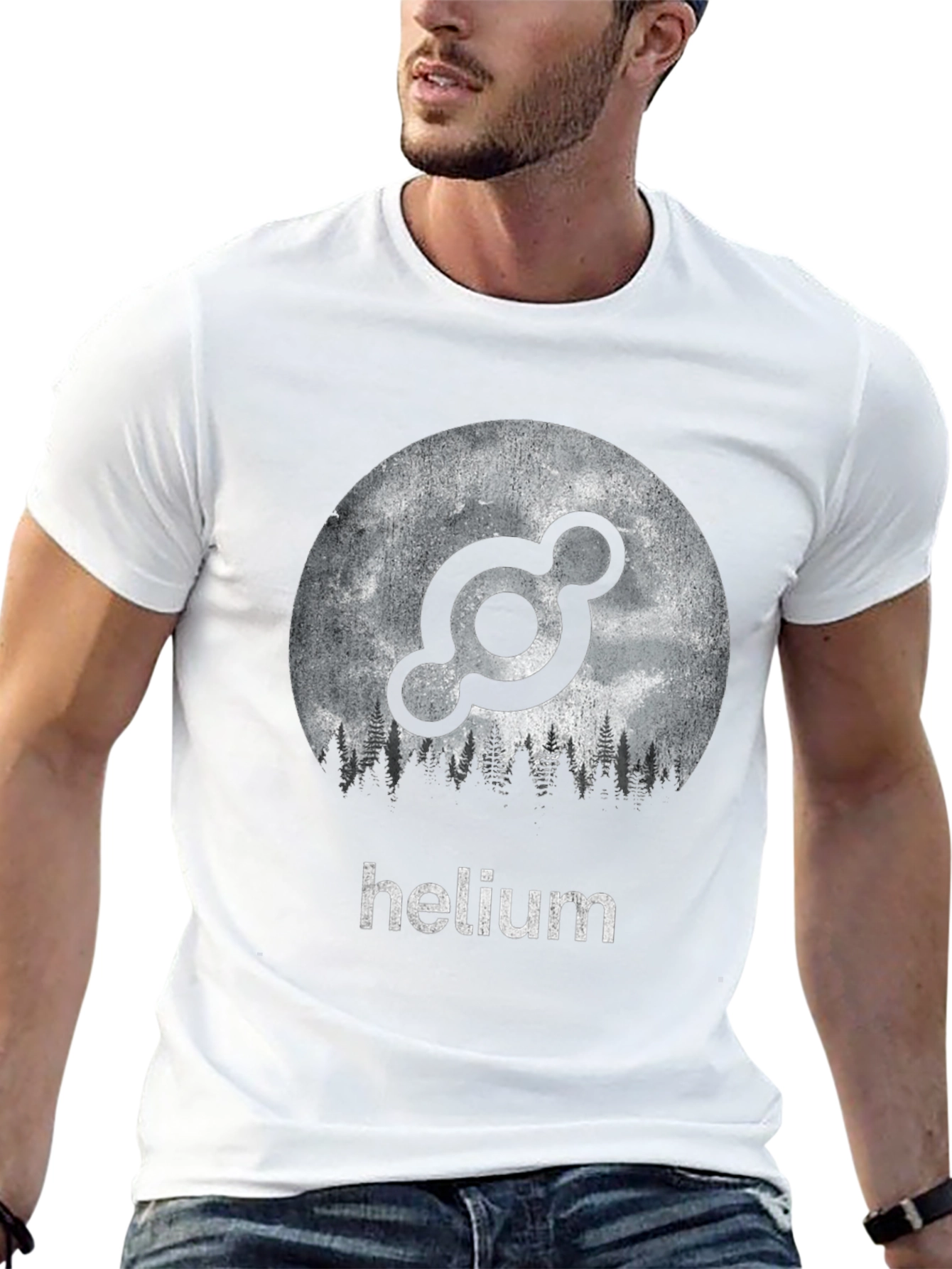 Helium Crypto Forest Moon T-Shirt