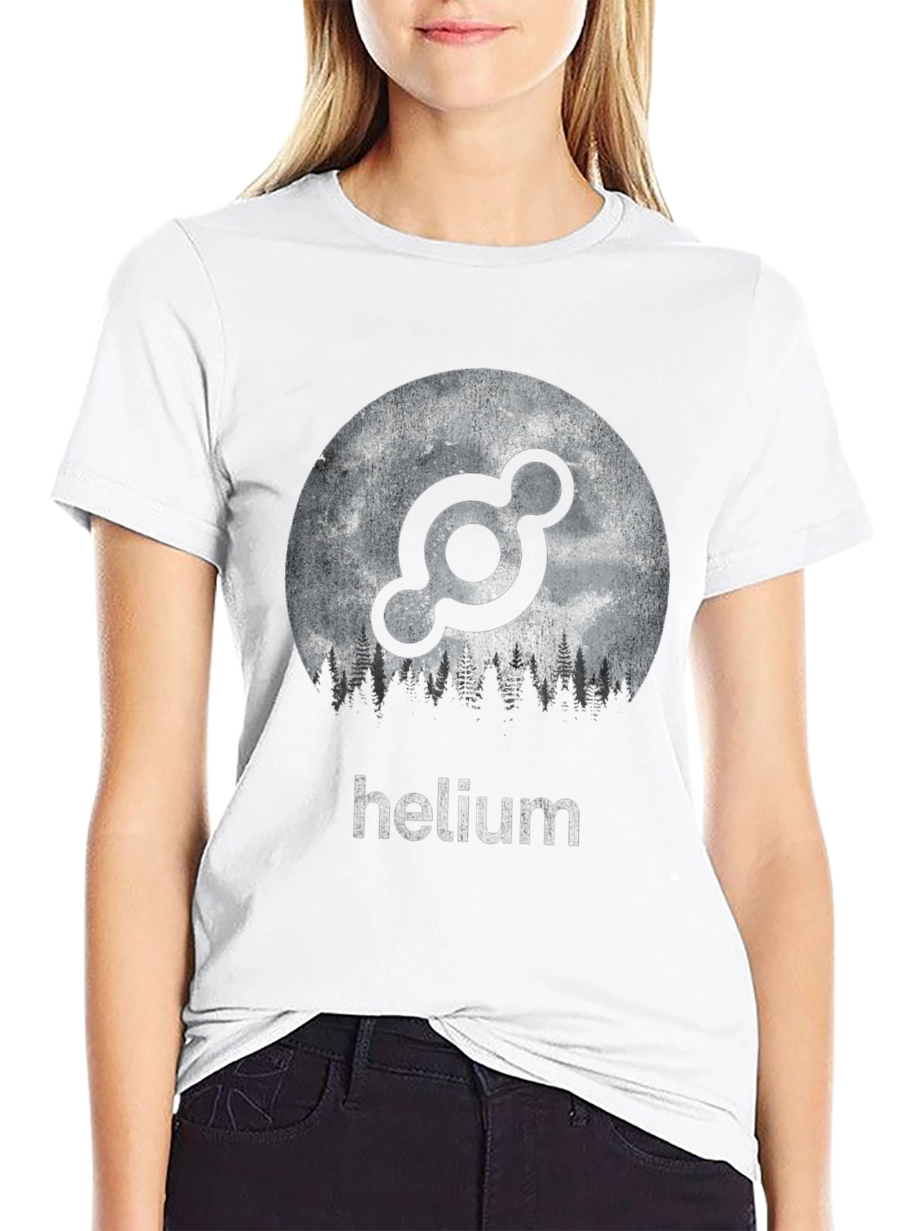 Helium Crypto Forest Moon T-Shirt