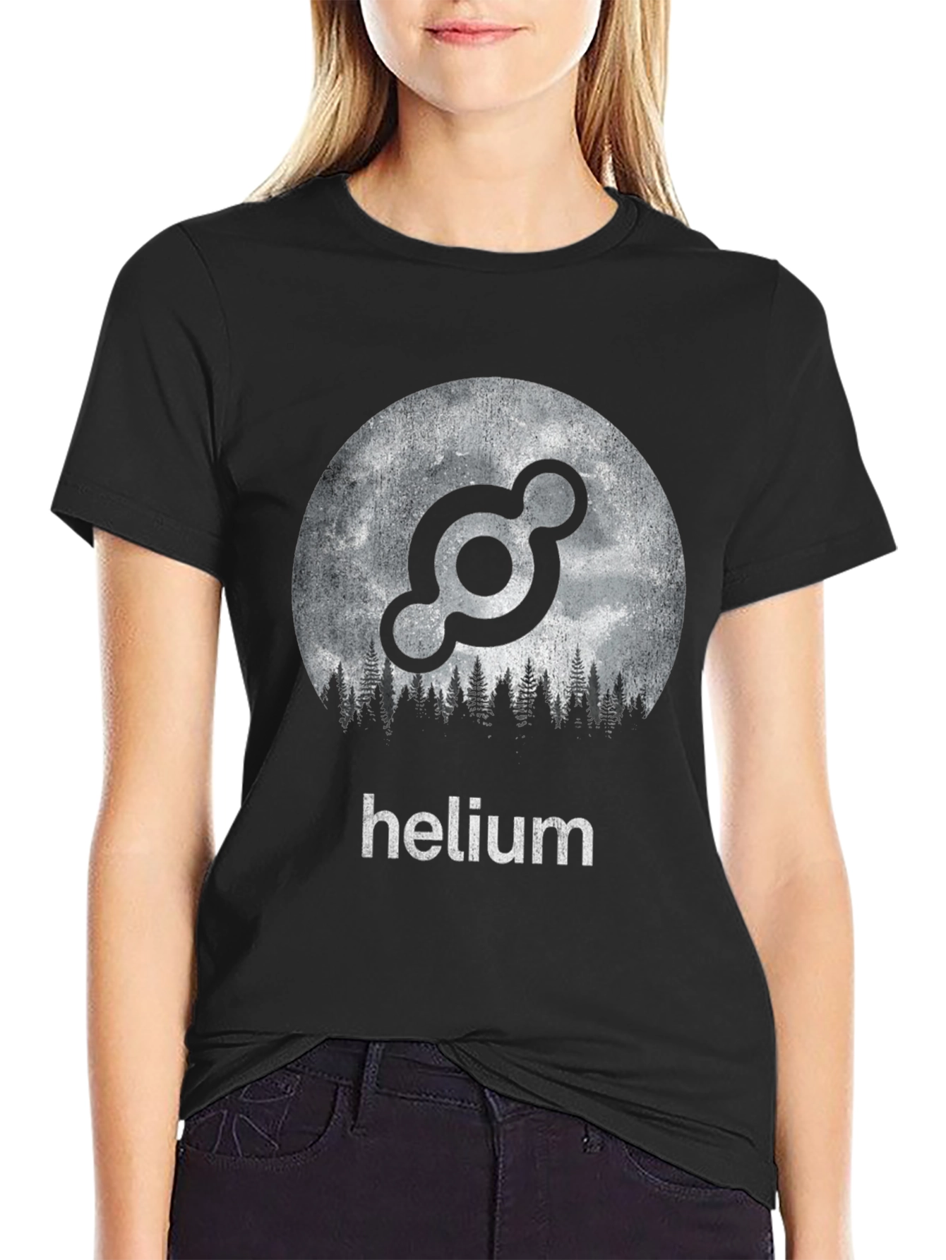 Helium Crypto Forest Moon T-Shirt