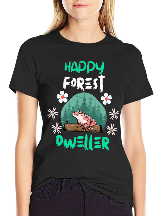 Happy Forest Dweller Frog T-Shirt