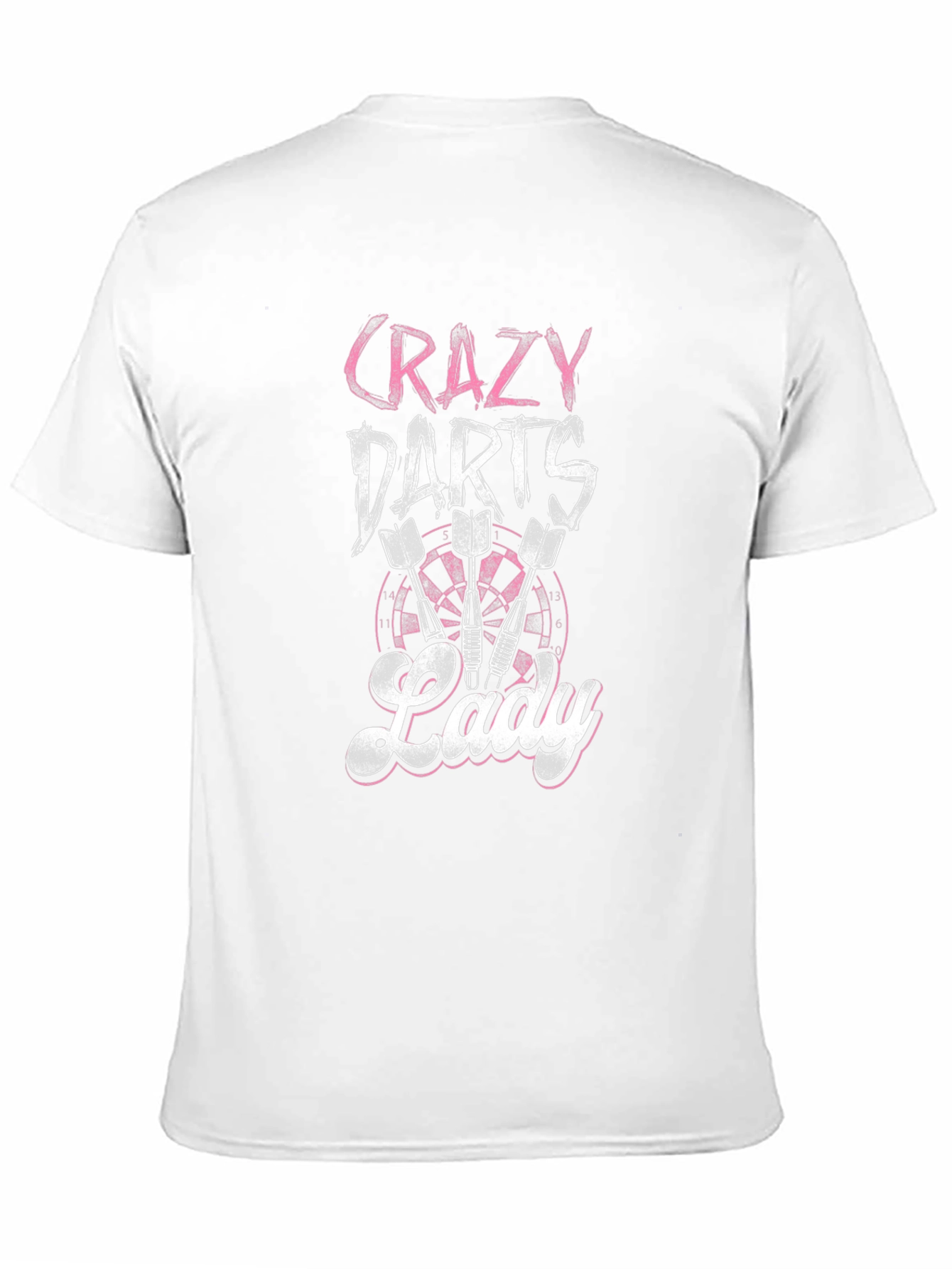 Crazy Darts Lady T-Shirt - Fun Dart Player Tee