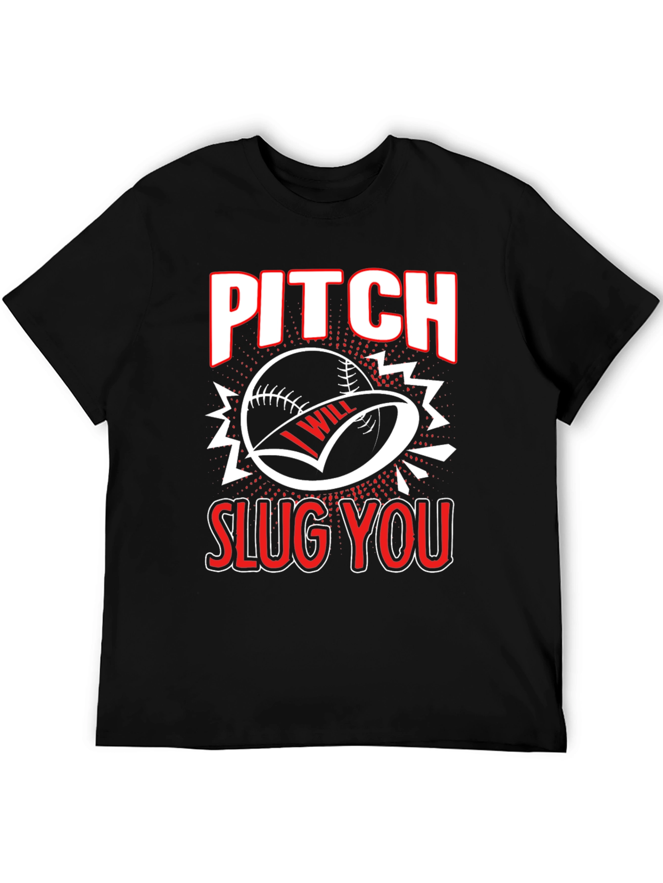 Pitch Slug You Baseball Graphic Tee
