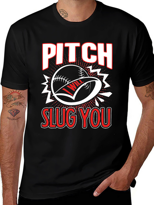 Pitch Slug You Baseball Graphic Tee