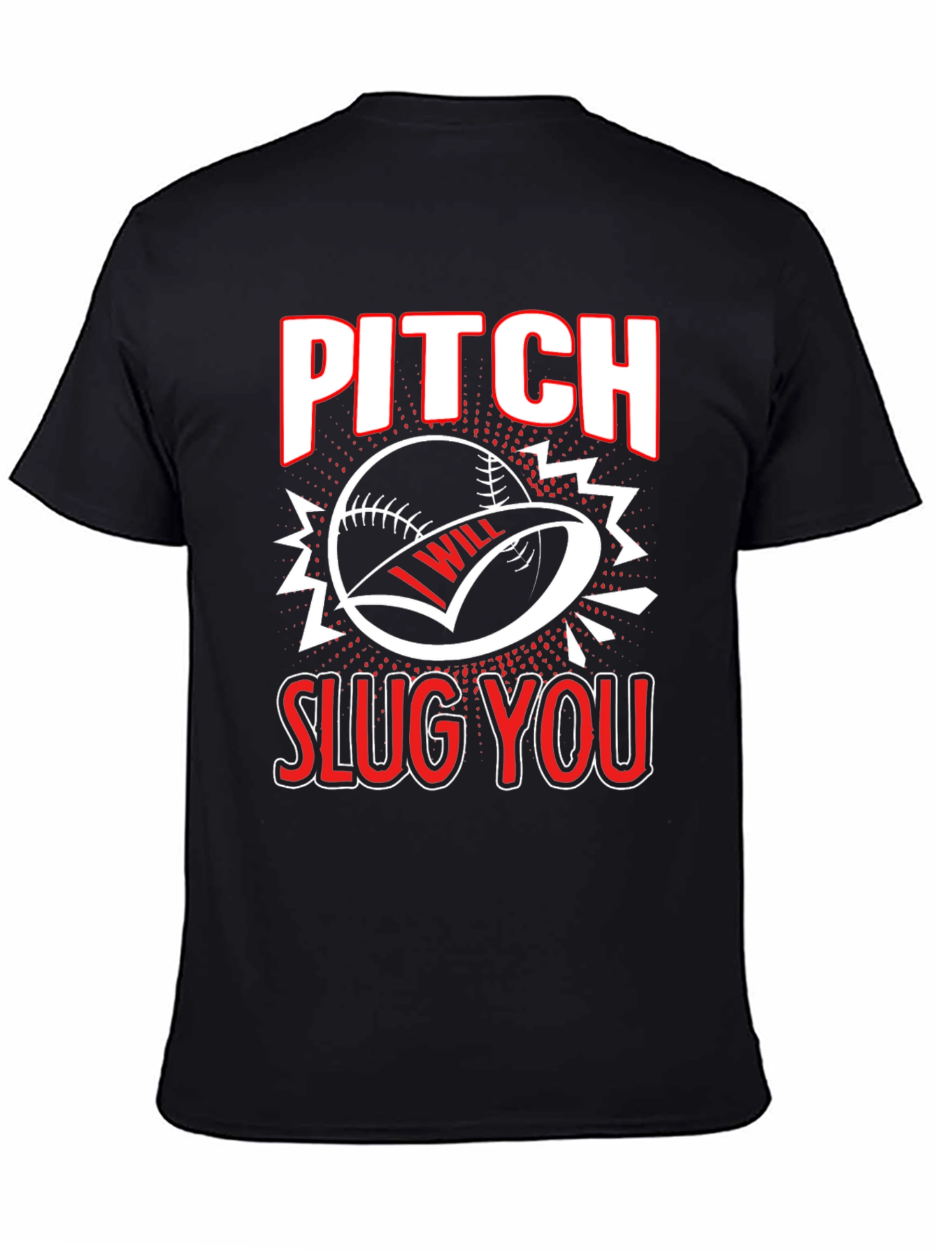 Pitch Slug You Baseball Graphic Tee