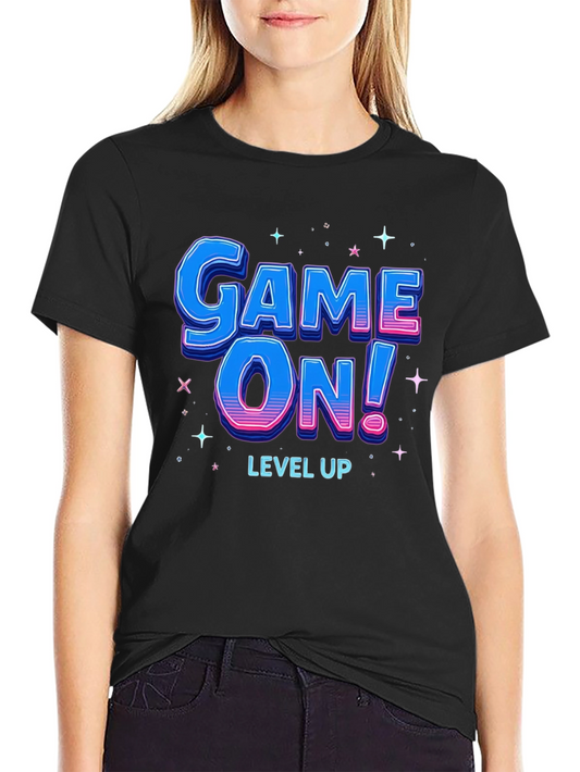 Game On! Level Up T-Shirt - Gamer Style