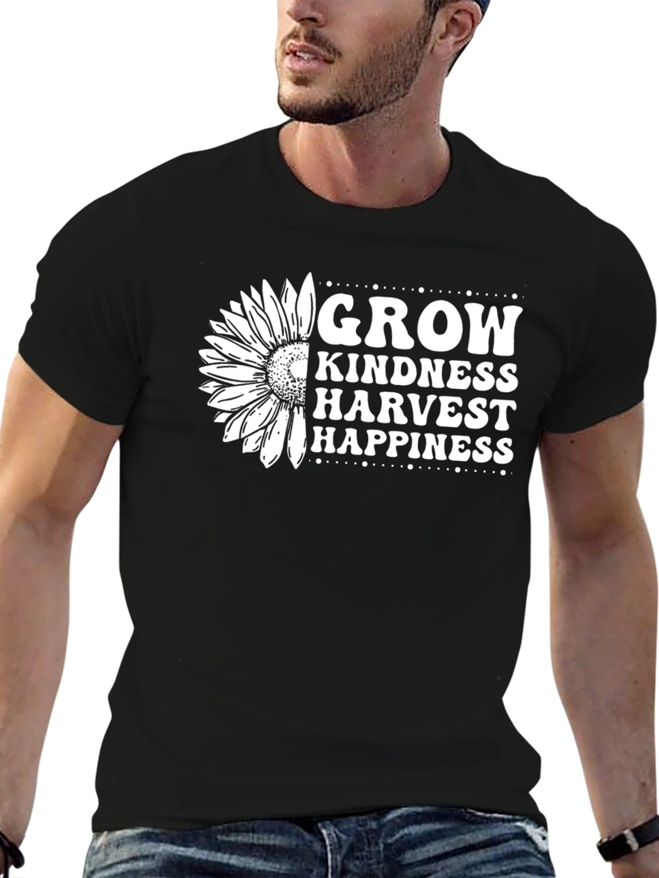 Grow Kindness Harvest Happiness Graphic Tee
