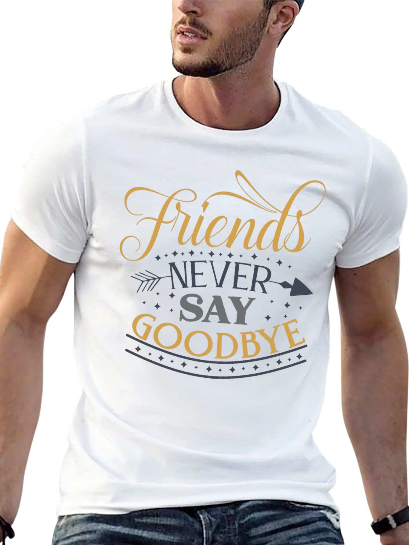 Friends Never Say Goodbye Graphic Tee