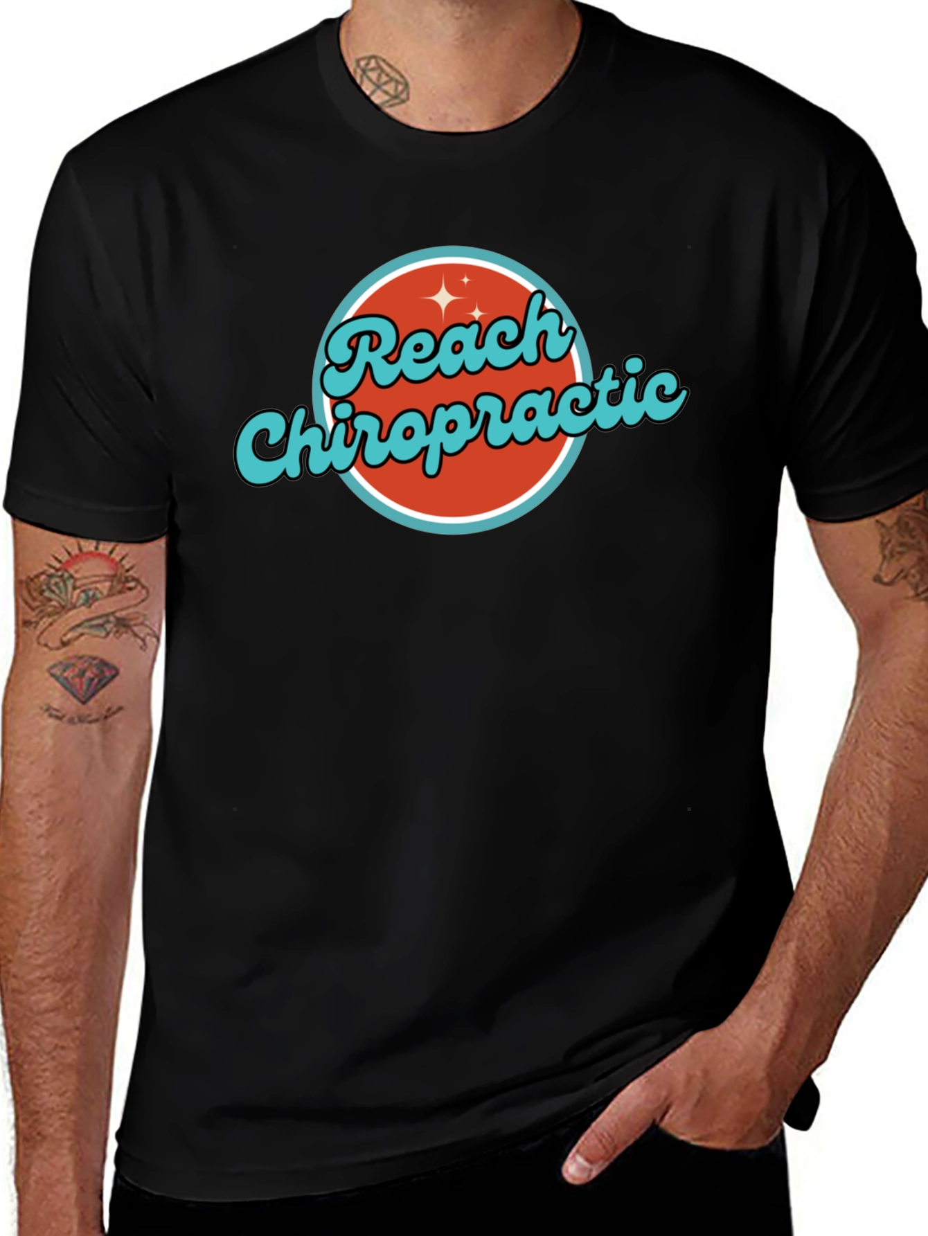 Reach Chiropractic Black T-Shirt