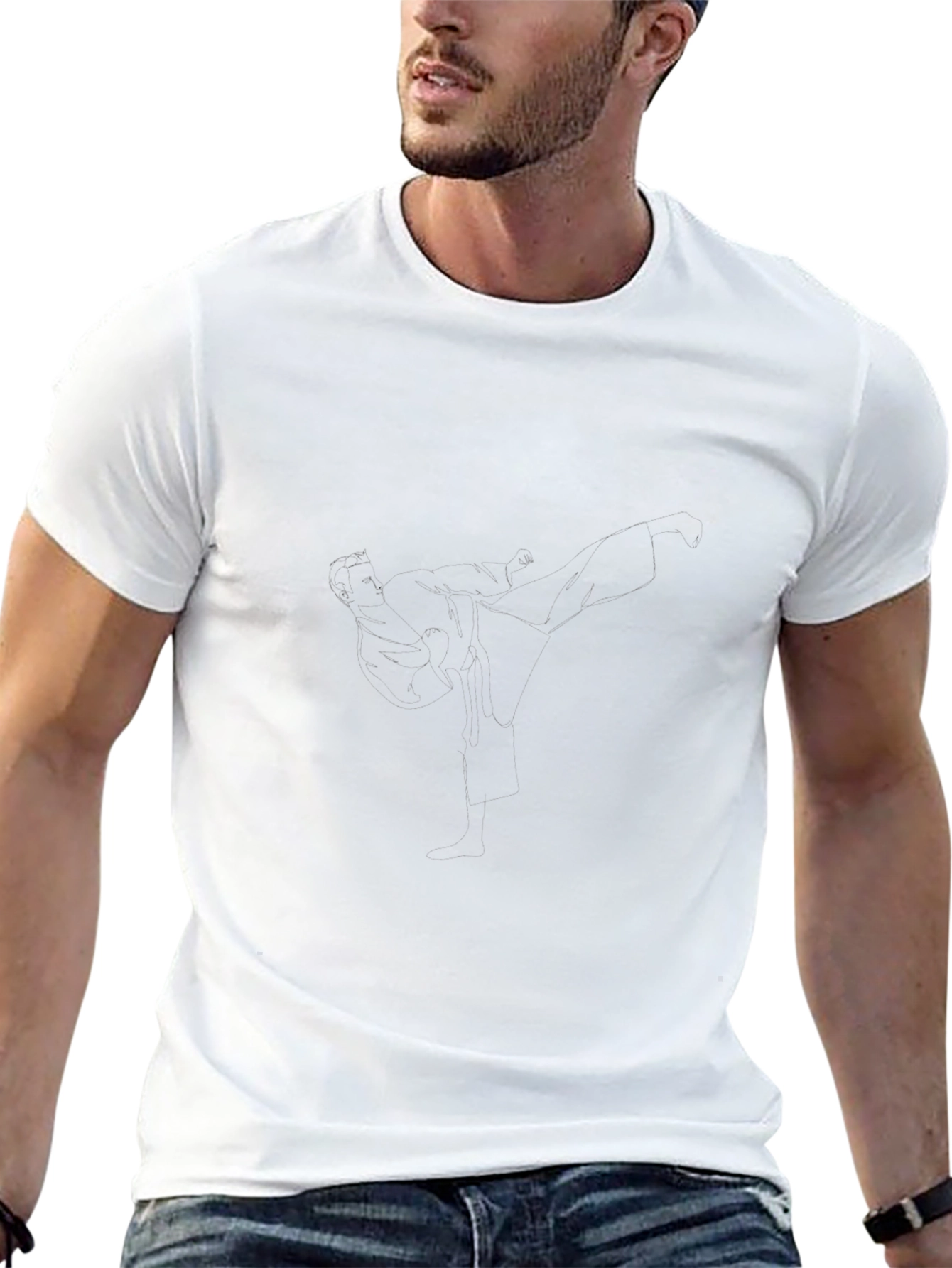 Classic Black Crew Neck T-Shirt